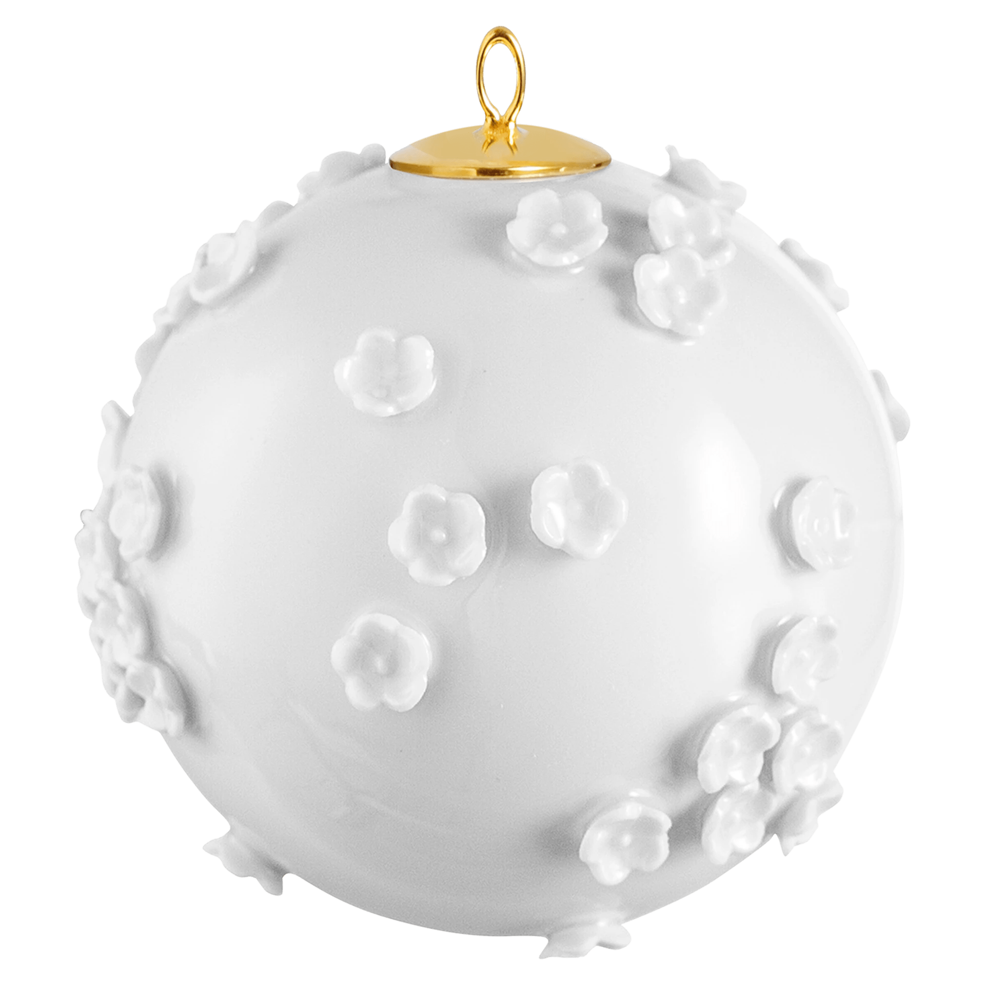 Kugel, Schneeballblüten, Weiß, Ø 5 cm | Meissen Zweigschmuck Kugel Kollektion 000001 - 55M21 - Meissen Weimar