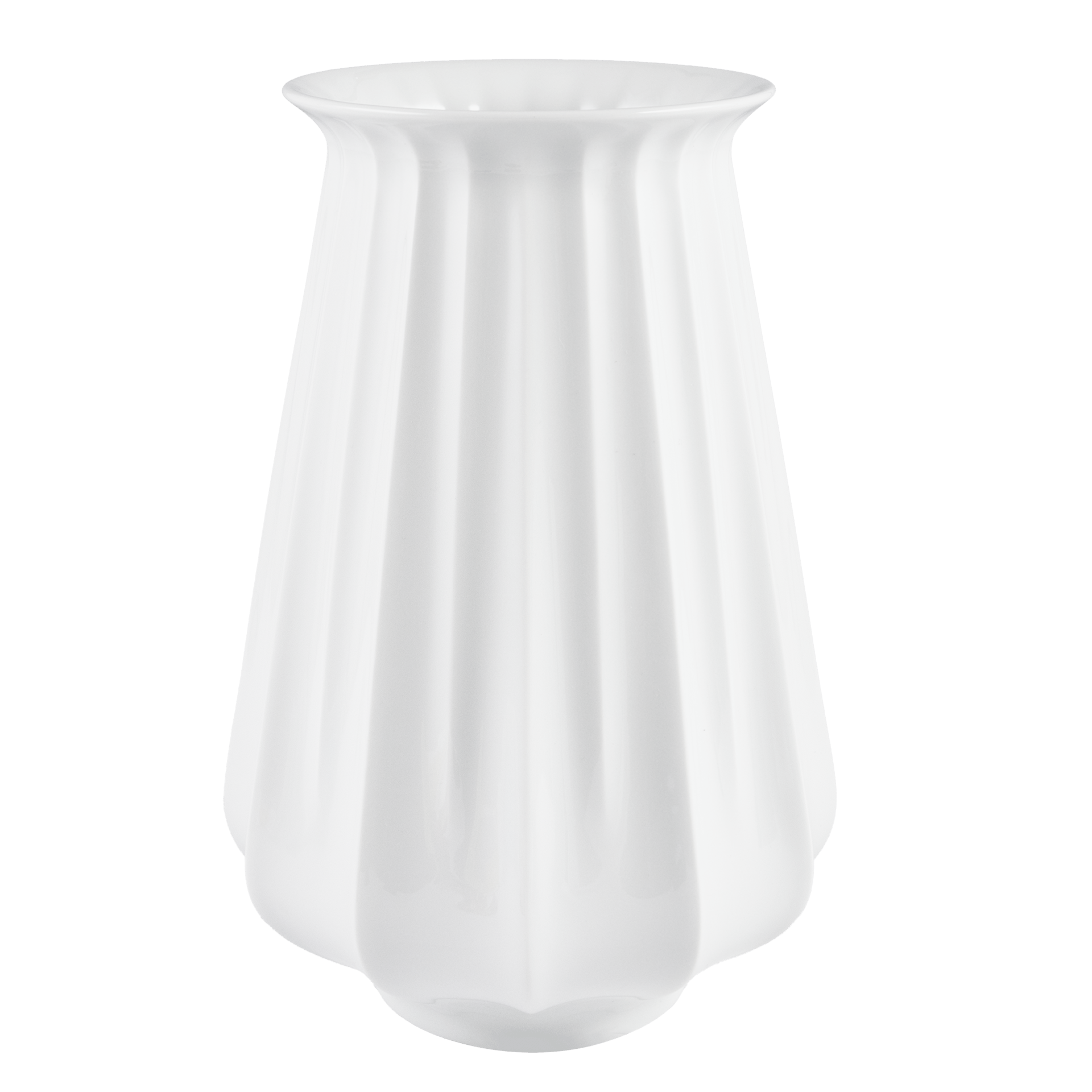 Lampionvase, groß, Weiß, H 28,5 cm | Meissen Vasen - Kollektion 000001 - 50578 - Meissen Weimar