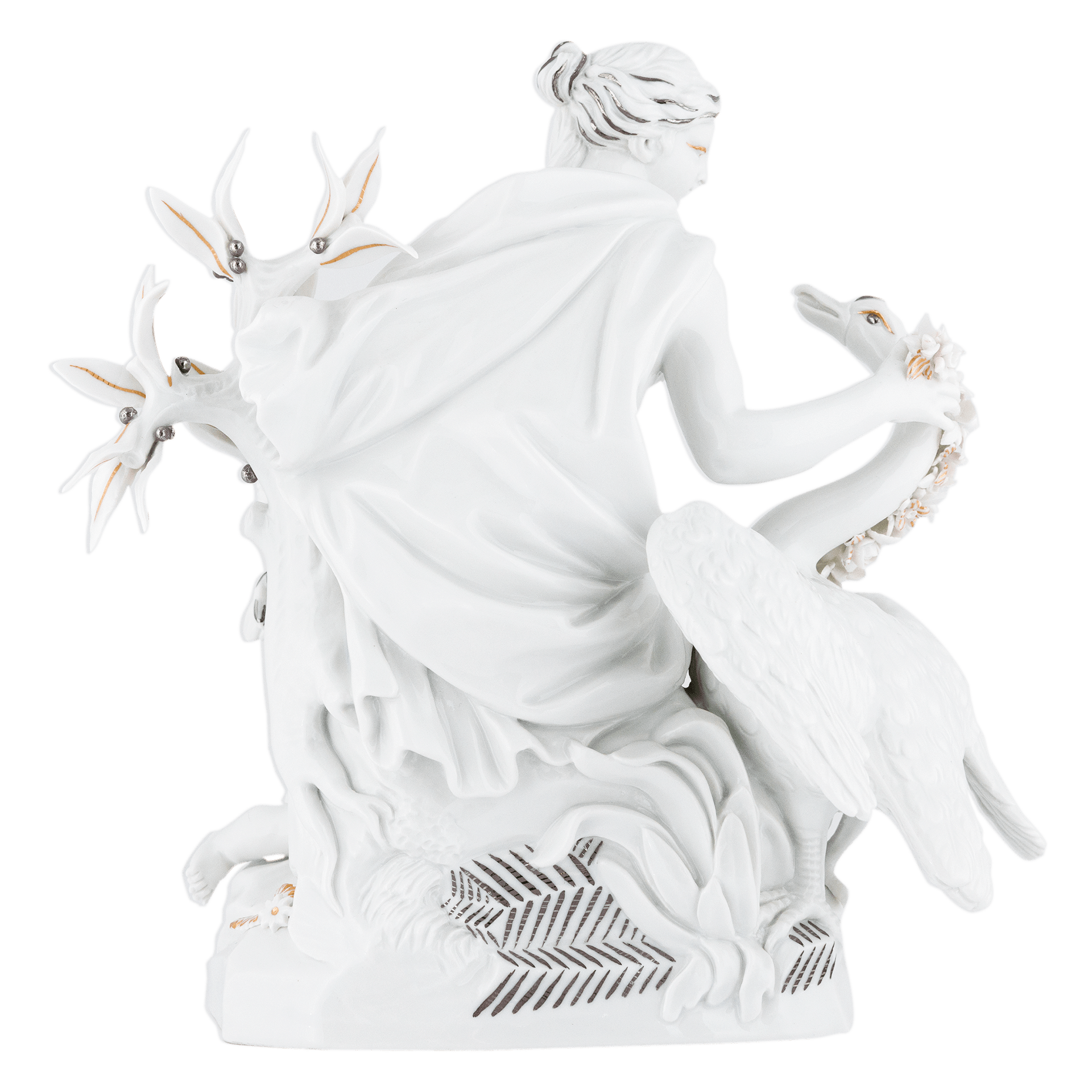 Leda mit Schwan, Lim. 25, H 17,5 cm | Meissen Limitierte Meisterwerke 908184-70521 - Meissen Weimar
