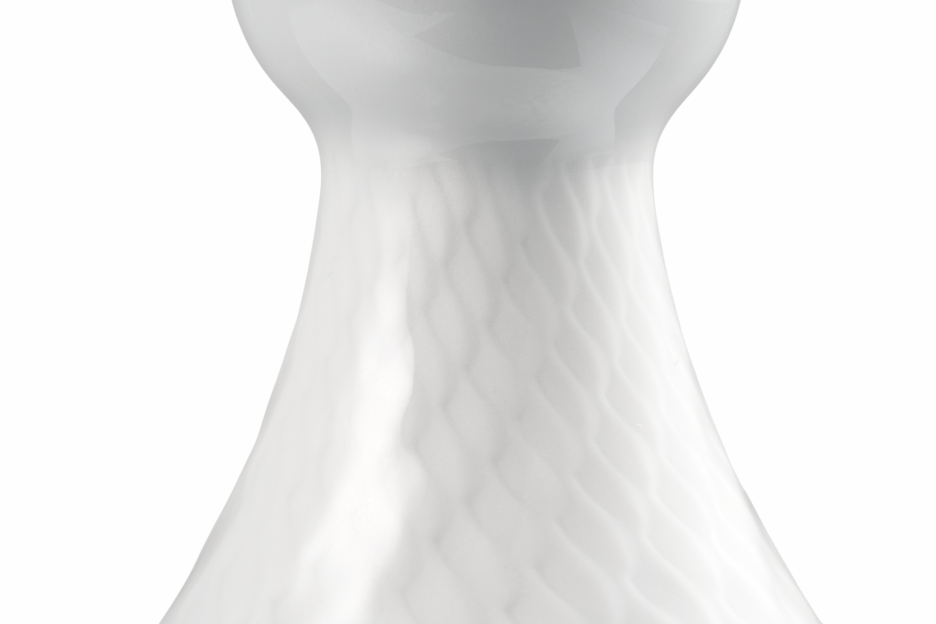 Leuchter, Weiß, H 8 cm | Accessoires Meissen Wellenspiel Relief 000001 - 53117 - Meissen Weimar