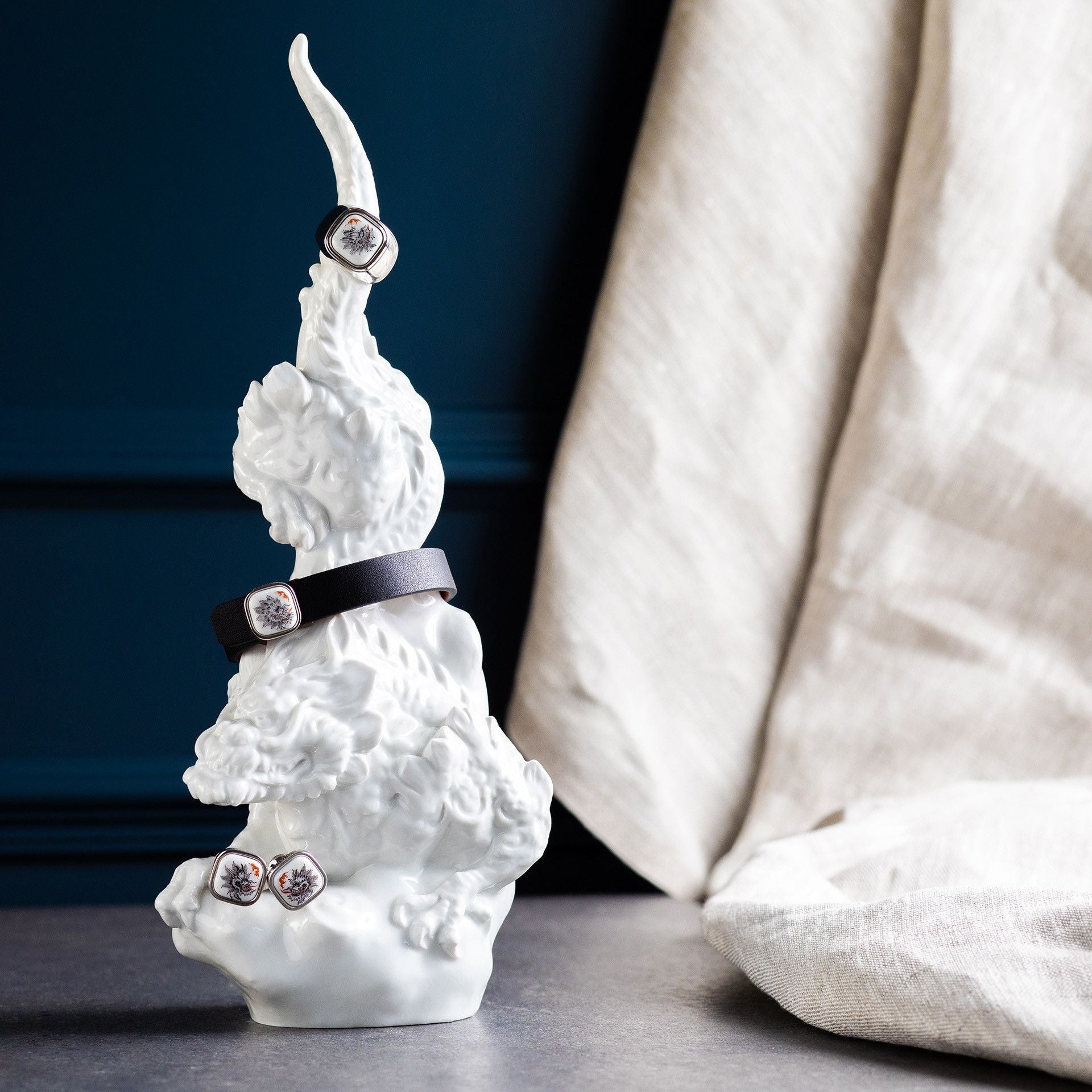 Manschettenknöpfe Ming - Drache 12,6 g Paar | Meissen Schmuck Individuell mpj70dr927c - Meissen Weimar