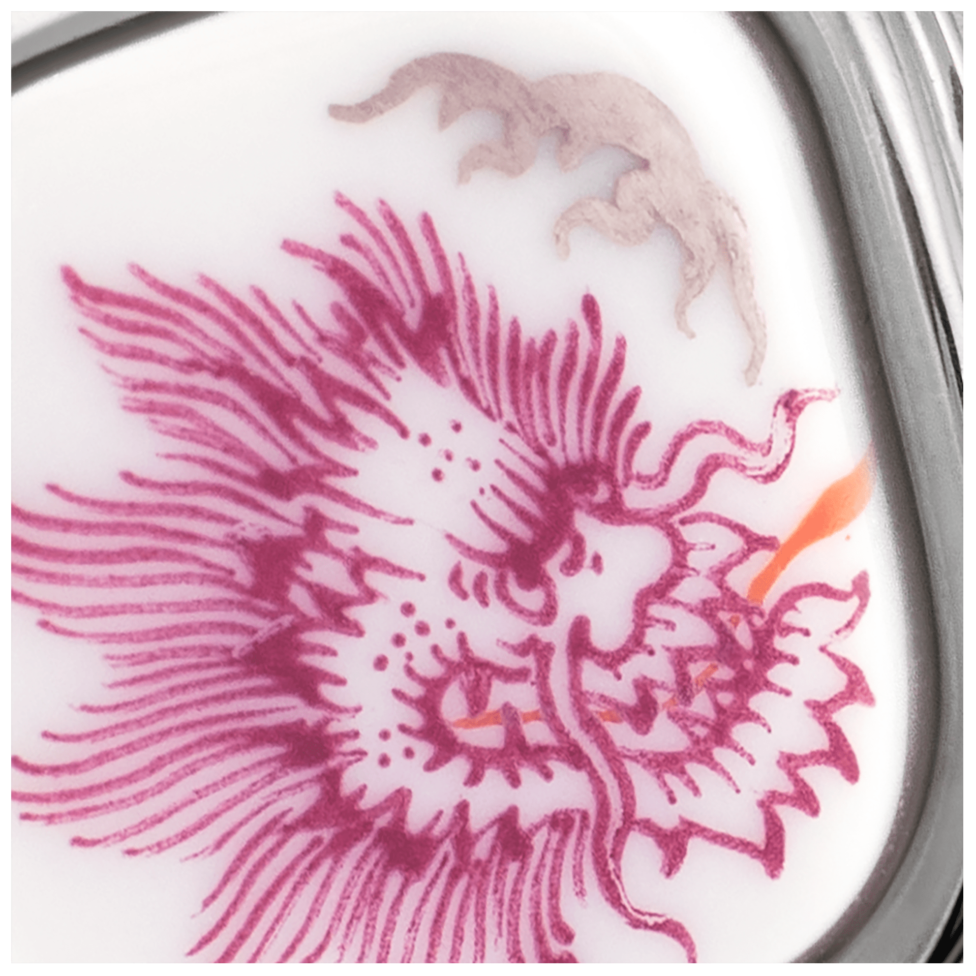 Manschettenknöpfe Ming - Drache Purpur, 14 g | Meissen Herrenschmuck mpj70dr928c - Meissen Weimar