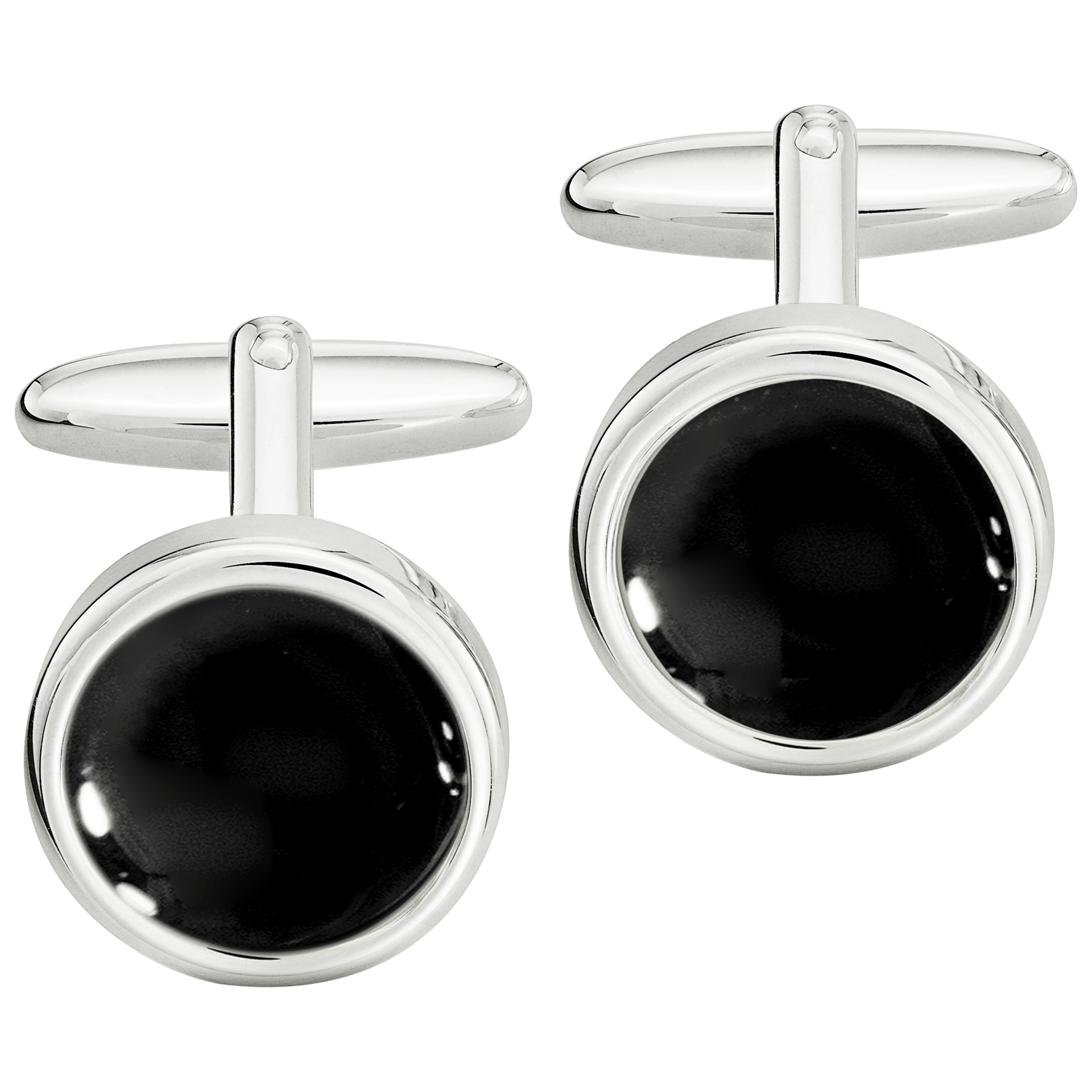 Manschettenknöpfe UNI Schwarz | Meissen Schmuck MPJ70UN917C - Meissen Weimar