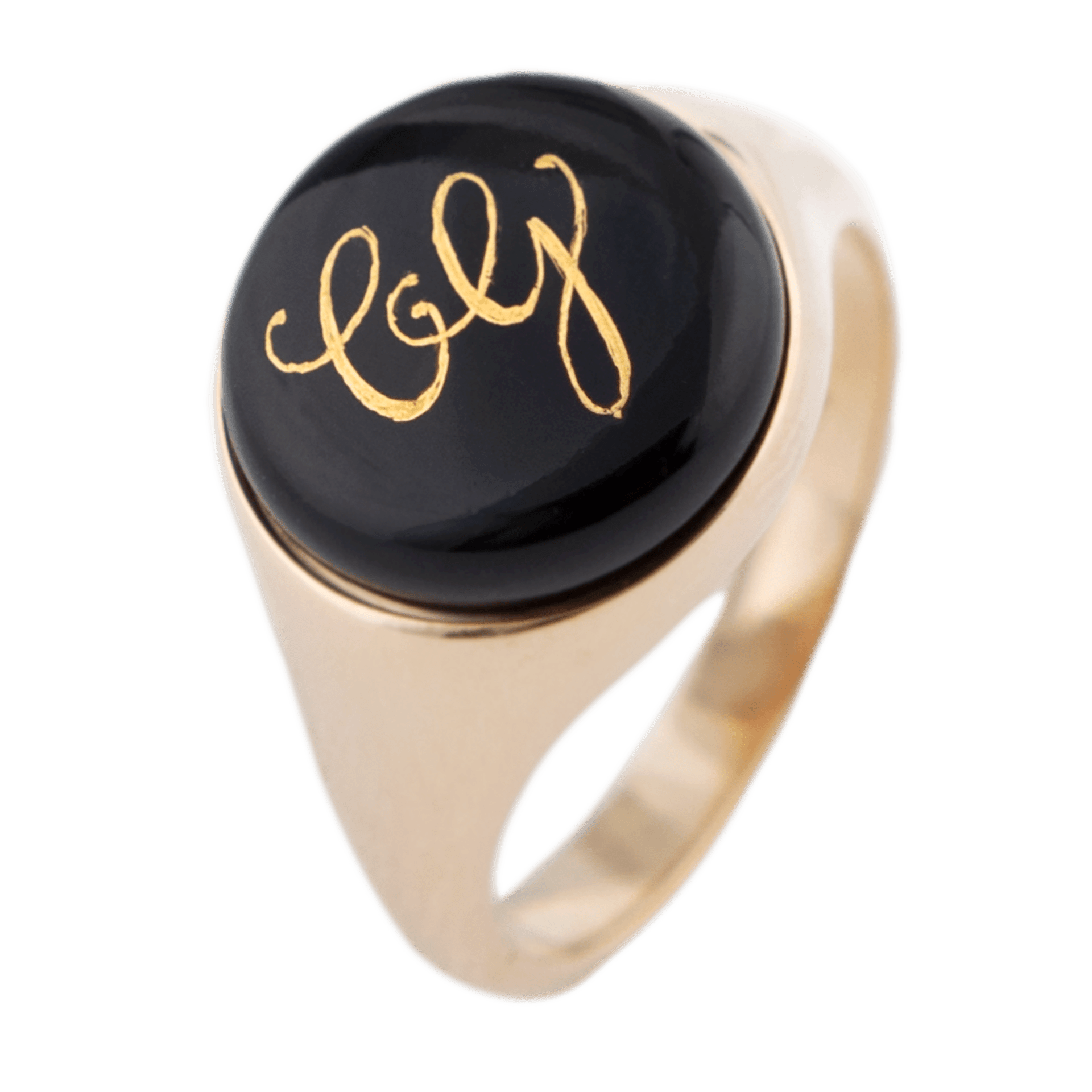 Master - Siegelring mit Monogramm in Gold, Rosévergoldet | Meissen Schmuck Individuell 90a547-53mx8 - Meissen Weimar