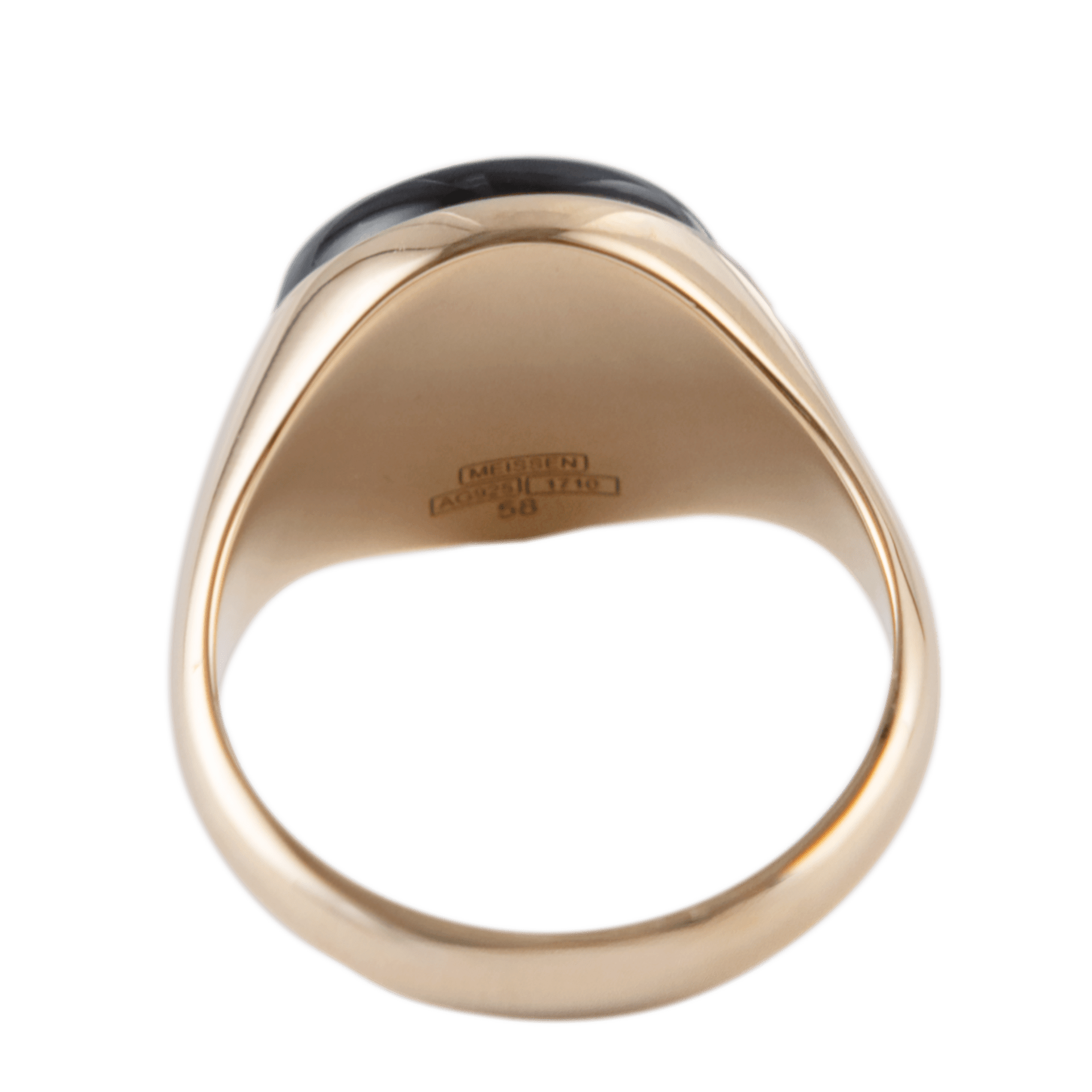 Master - Siegelring mit Monogramm in Gold, Rosévergoldet | Meissen Schmuck Individuell 90a547-53mx8 - Meissen Weimar
