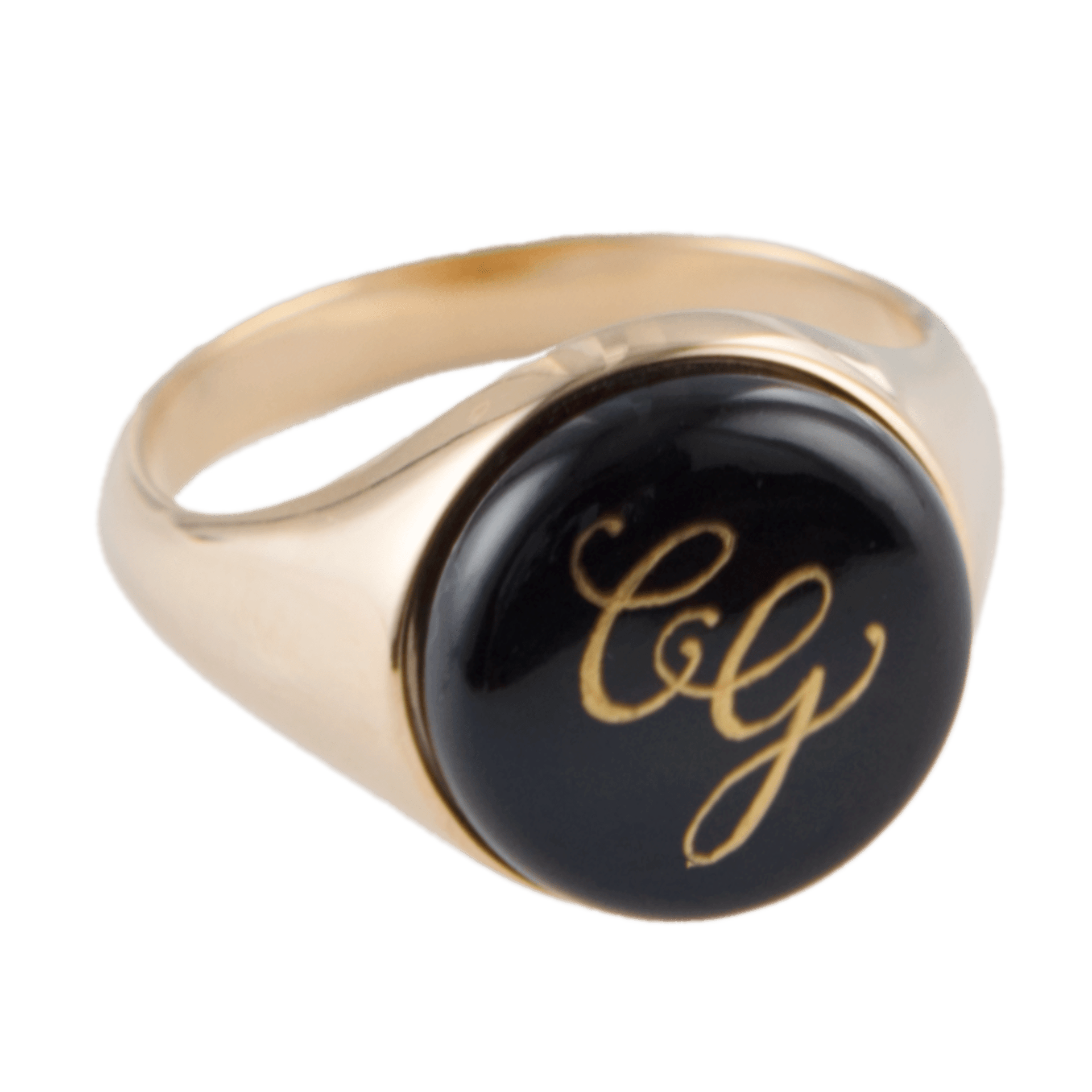 Master - Siegelring mit Monogramm in Gold, Rosévergoldet | Meissen Schmuck Individuell 90a547-53mx8 - Meissen Weimar