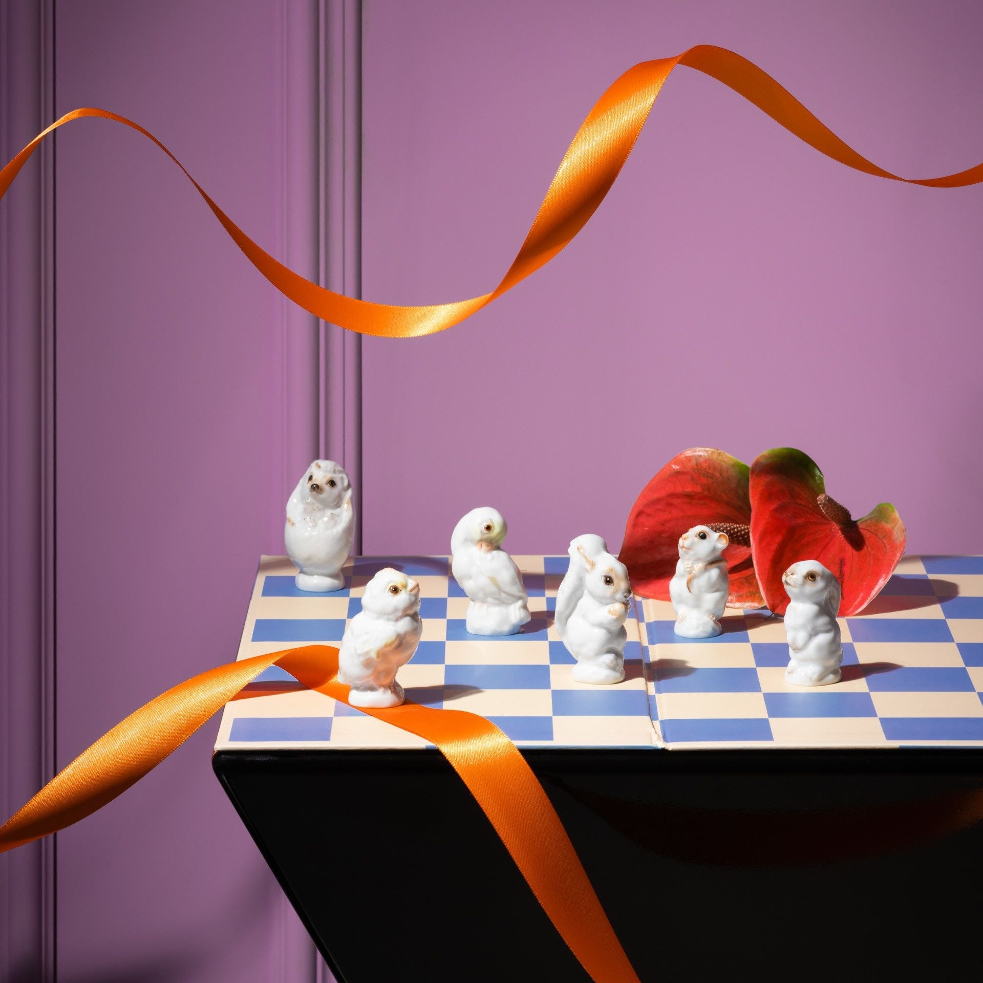 Maus Tierkind, Bunt staffiert, leicht, H 4,7 cm | Meissen Figuren - Edition Tierkinder 900600 - 78008 - Meissen Weimar