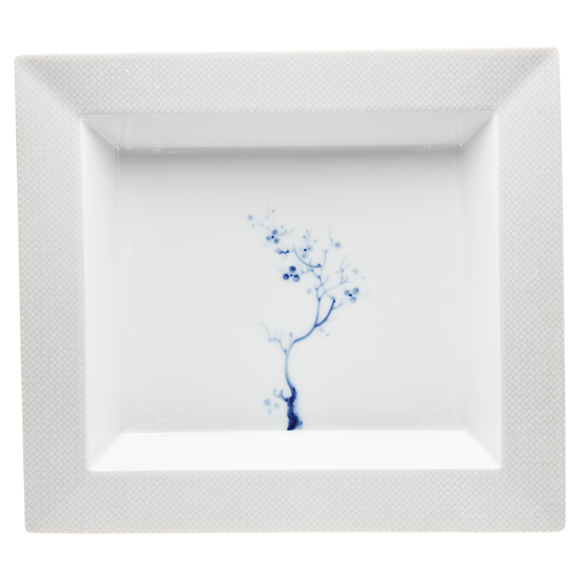 Meissen - Schale groß, Malerei "Blue Orchid White", 21x18,5 cm | The Meissen Vide - Poche - Collection 79A465 - 53274 - Meissen Weimar