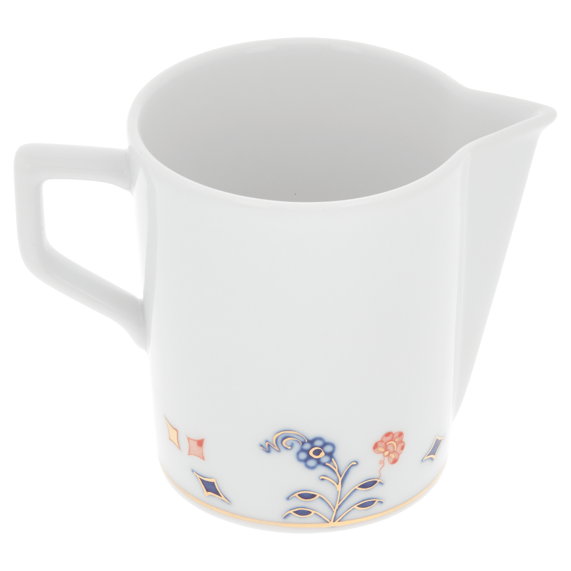 Milchkännchen, klein, 'Noble Blue', Vergissmeinnicht, kobaltblau, rot, gold, V 0,15 l | Meissen No.41 803490 - 41762 - Meissen Weimar