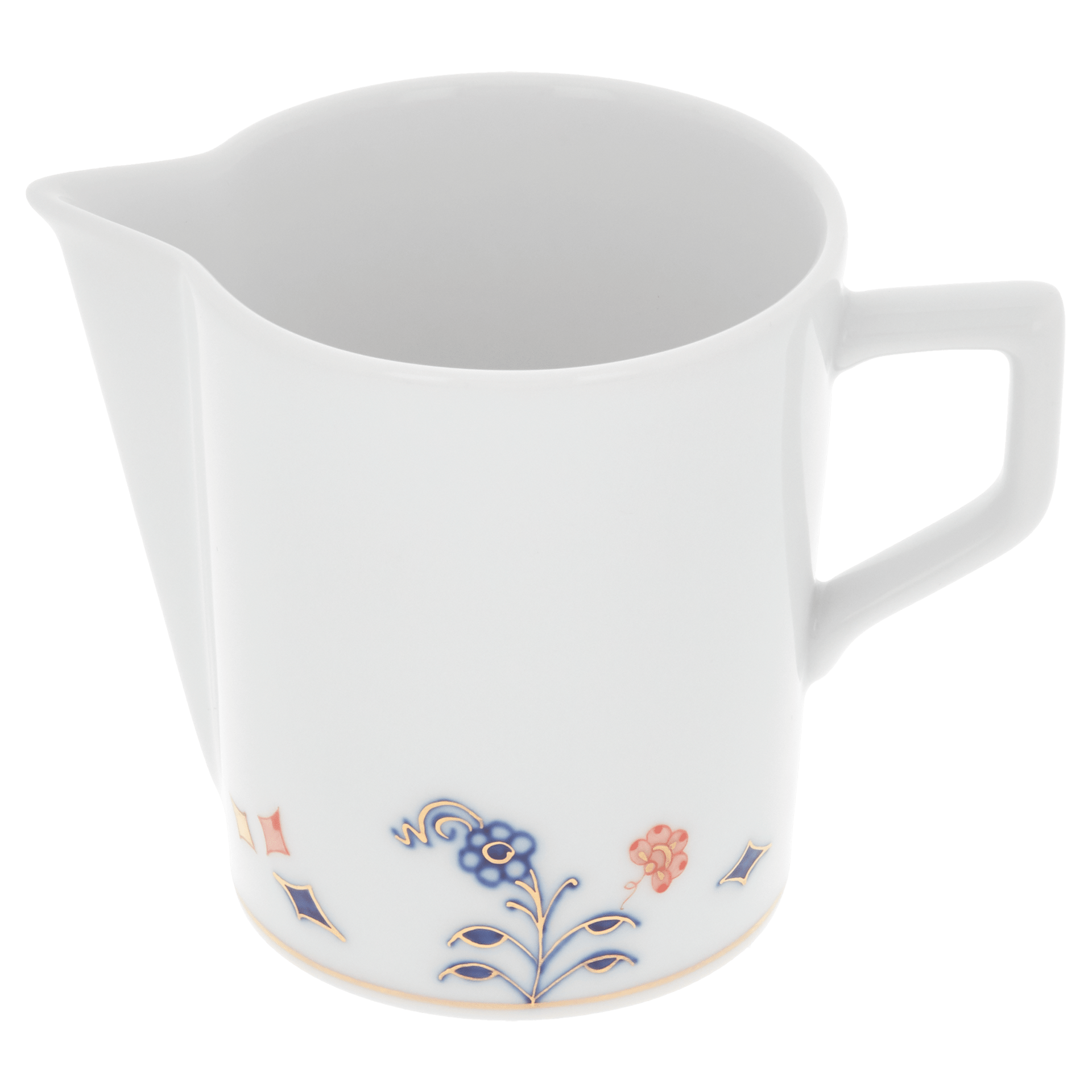 Milchkännchen, klein, 'Noble Blue', Vergissmeinnicht, kobaltblau, rot, gold, V 0,15 l | Meissen No.41 803490 - 41762 - Meissen Weimar
