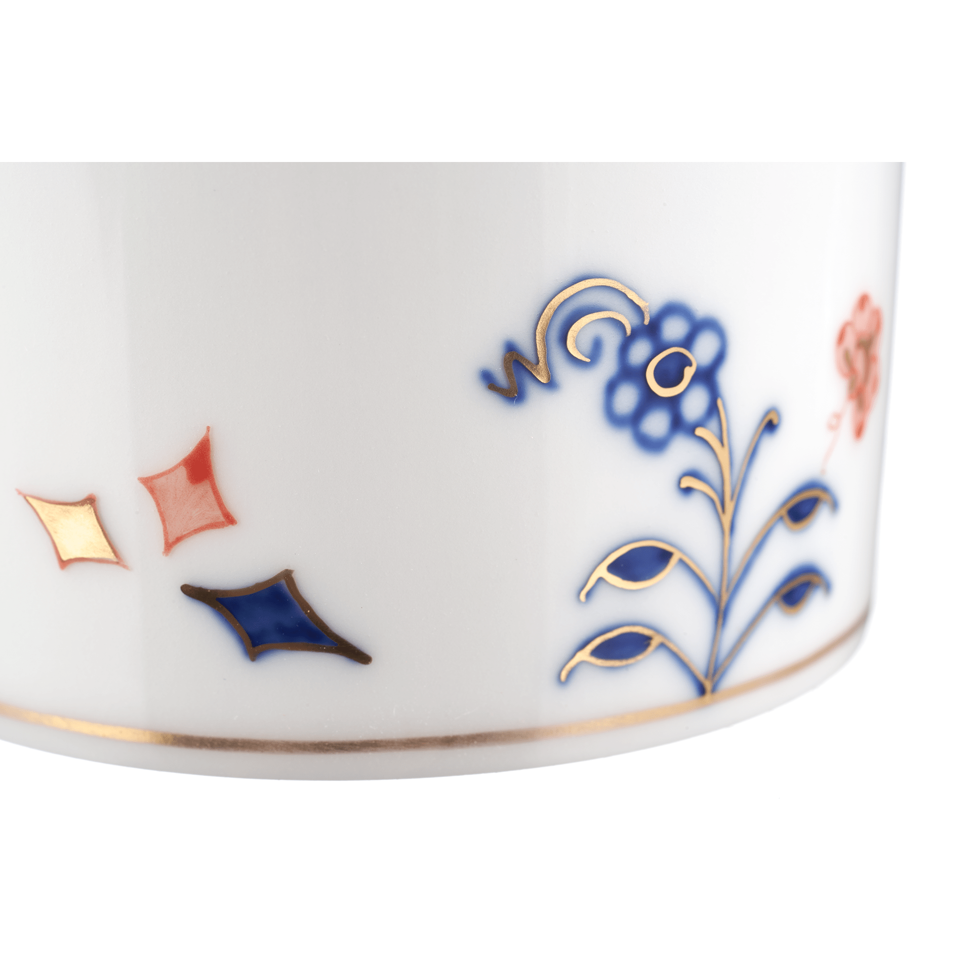 Milchkännchen, klein, 'Noble Blue', Vergissmeinnicht, kobaltblau, rot, gold, V 0,15 l | Meissen No.41 803490 - 41762 - Meissen Weimar