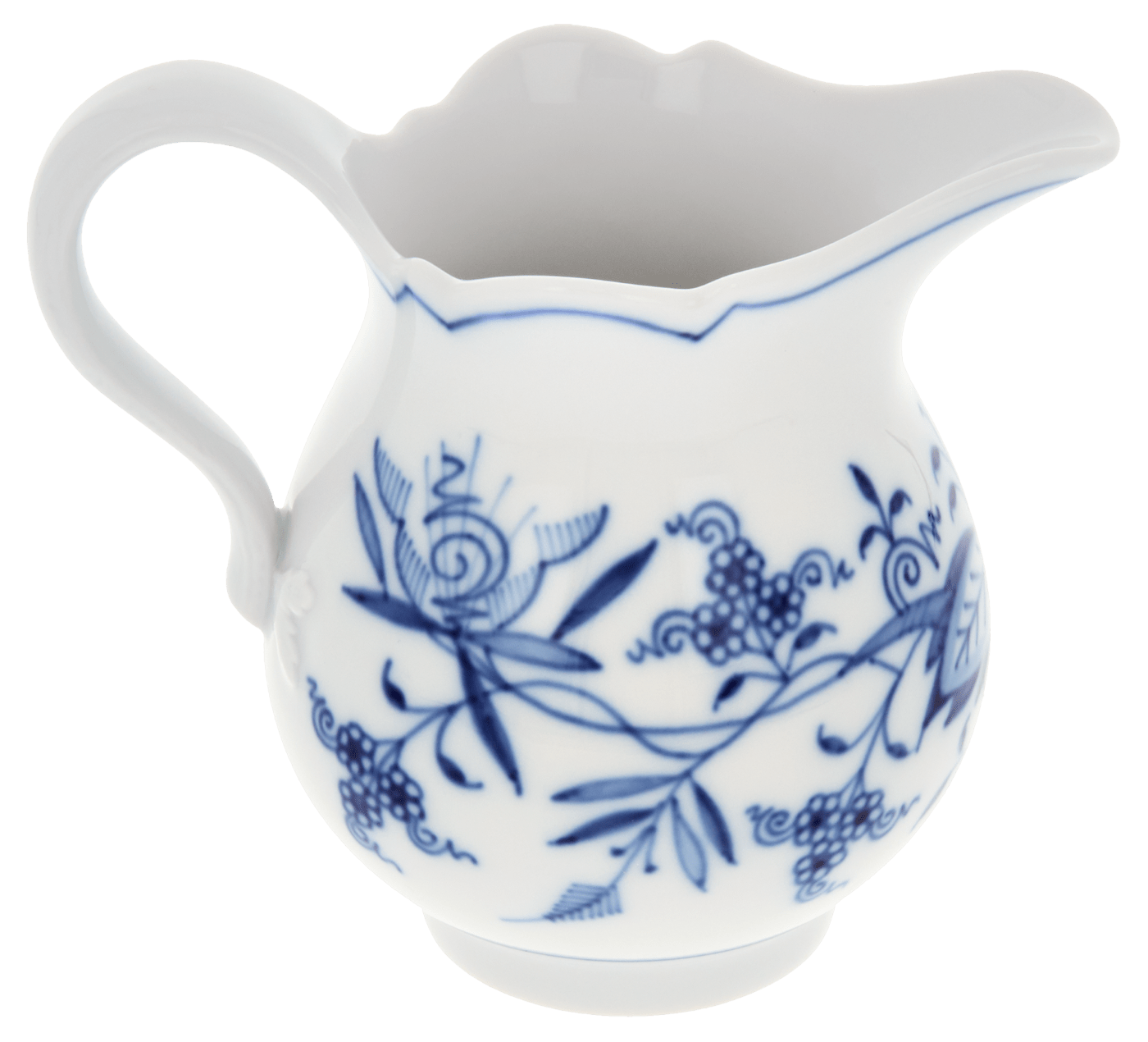 Milchkännchen, klein, Zwiebelmuster, kobaltblau, weißer Rand, V 0,15 l | Meissen Neuer Ausschnitt 800101 - 00763 - Meissen Weimar