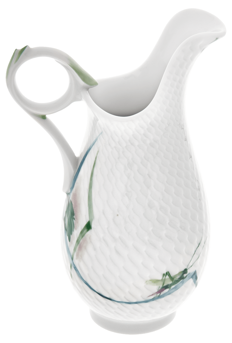 Milchkännchen, Waldflora, H 15,7 cm | Meissen Wellenspiel Relief 614501 - 29765 - Meissen Weimar