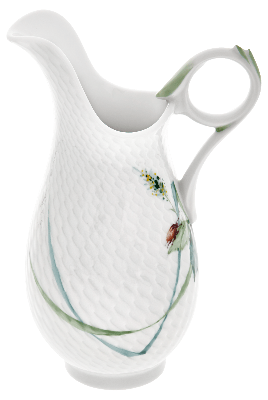 Milchkännchen, Waldflora, H 15,7 cm | Meissen Wellenspiel Relief 614501 - 29765 - Meissen Weimar