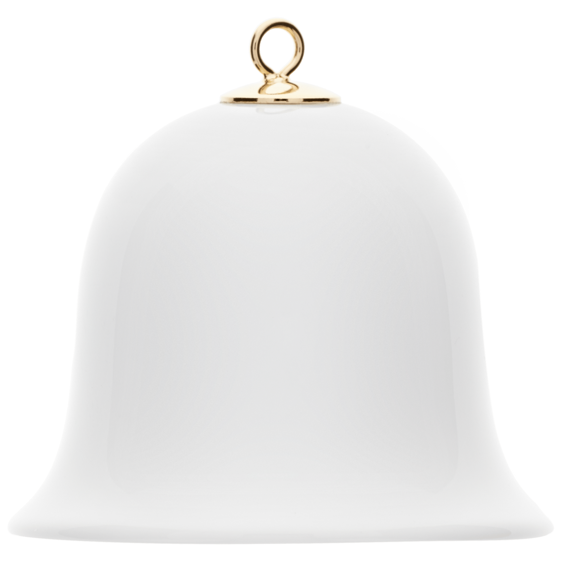 Miniatur - Glocke, Goldpunkt, H 5 cm | Meissen Zweigschmuck Glocken Kollektion 99A434 - 55M02 - Meissen Weimar