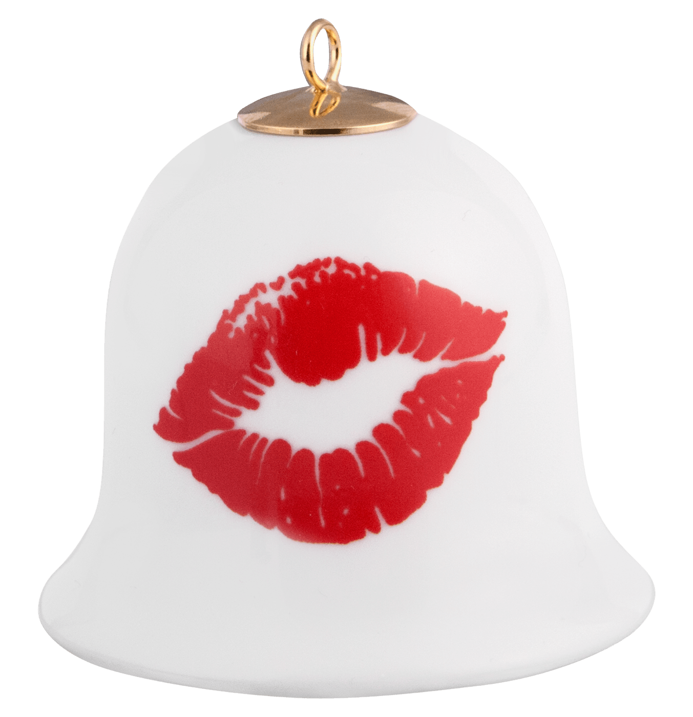 Miniatur - Glocke, 'Kisses on MEISSEN', H 5 cm | Meissen Porzellan 79A404 - 55M02 - Meissen Weimar