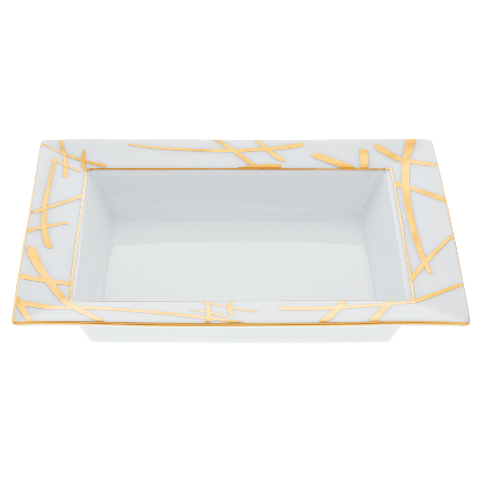 Mittlere rechteckige Schale, 'Swords', 16x13,5 cm | Meissen Vide Poche 77A042 - 53269 - Meissen Weimar