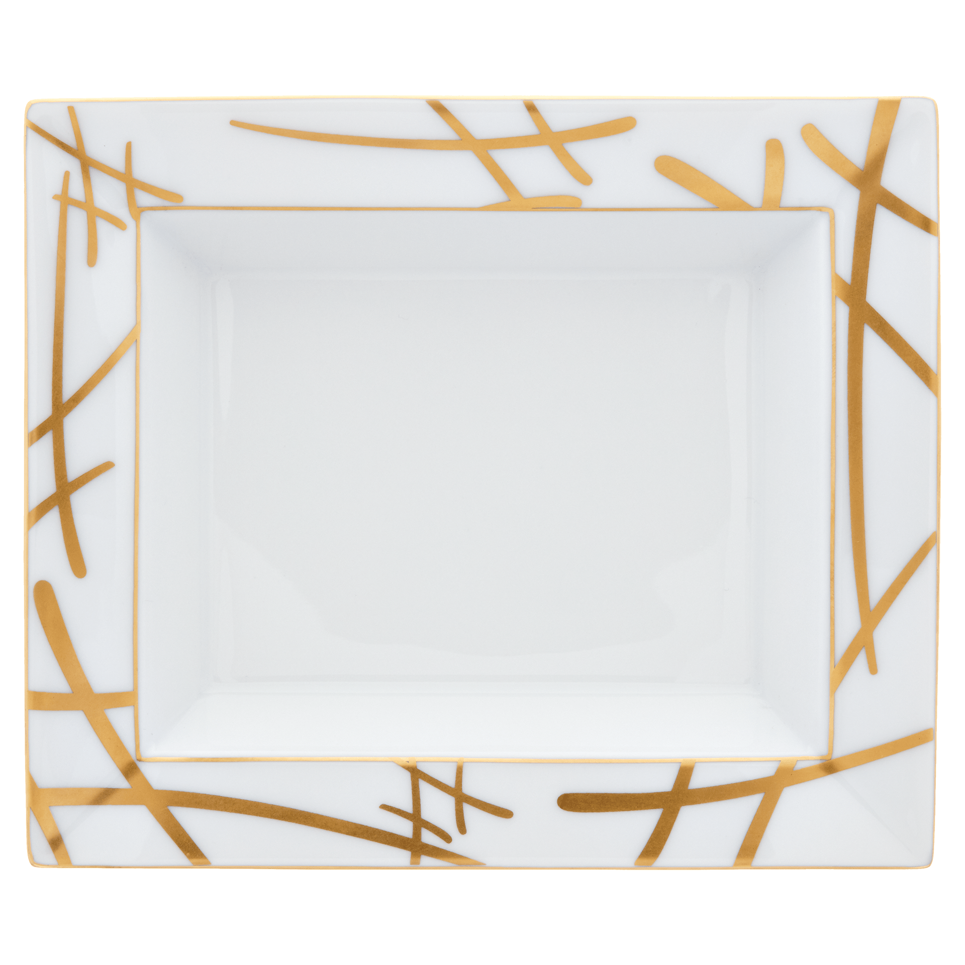Mittlere rechteckige Schale, 'Swords', 16x13,5 cm | Meissen Vide Poche 77A042 - 53269 - Meissen Weimar