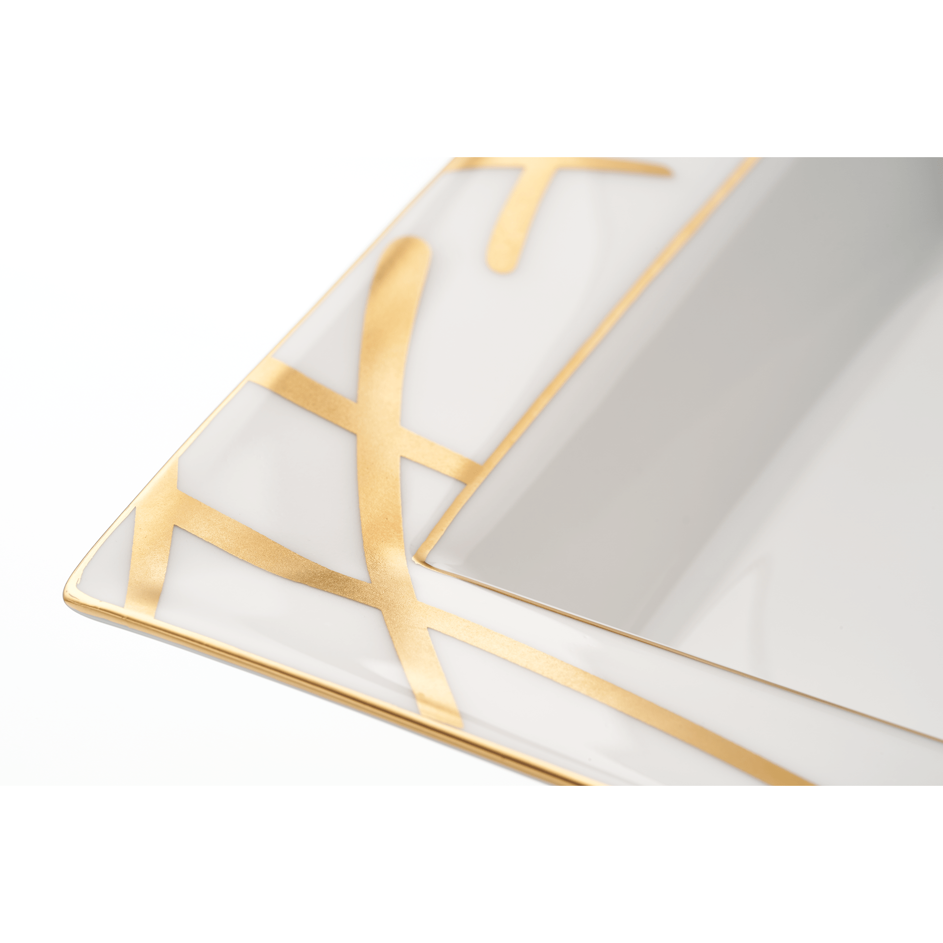 Mittlere rechteckige Schale, 'Swords', 16x13,5 cm | Meissen Vide Poche 77A042 - 53269 - Meissen Weimar