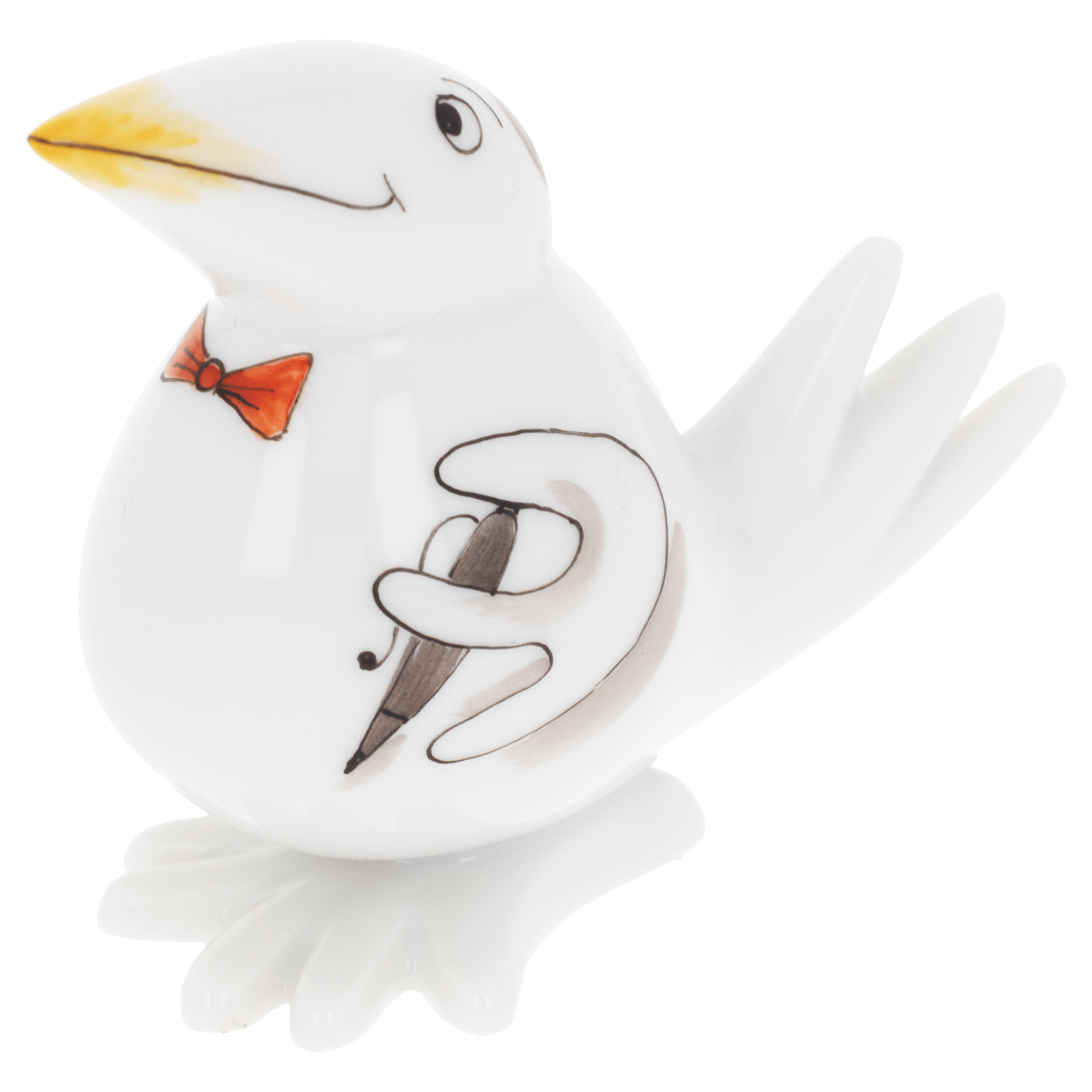 Notar (Geschäftsführer), H 6 cm | Meissen Figuren - Edition Spassvogel 71A229 - 77410 - Meissen Weimar