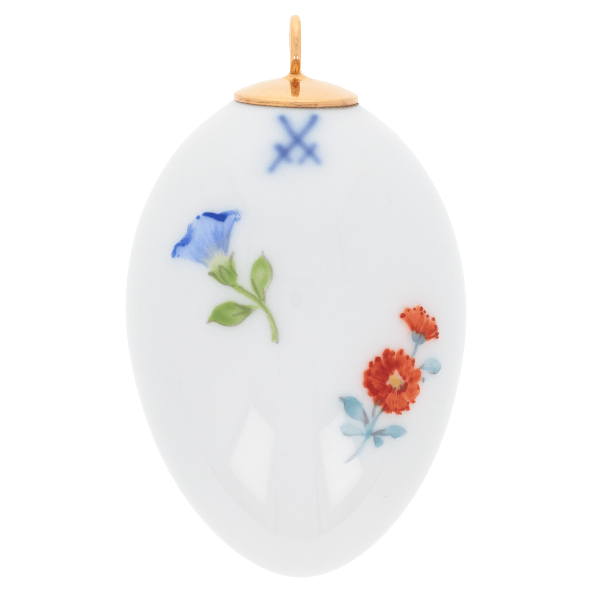Osterei, Narzisse, H 4,5 cm | Meissen Zweigschmuck Osterei Kollektion 04C005 - 55M03 - Meissen Weimar
