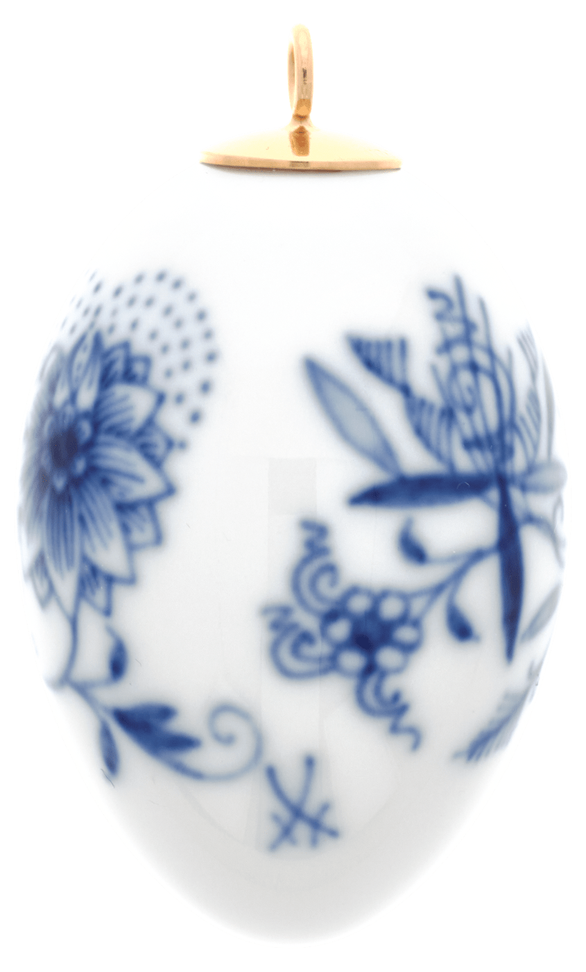 Osterei, No.41 Zwiebelmuster, H 5 cm | Meissen No.41 Zwiebelmuster 800101 - 55m03 - Meissen Weimar