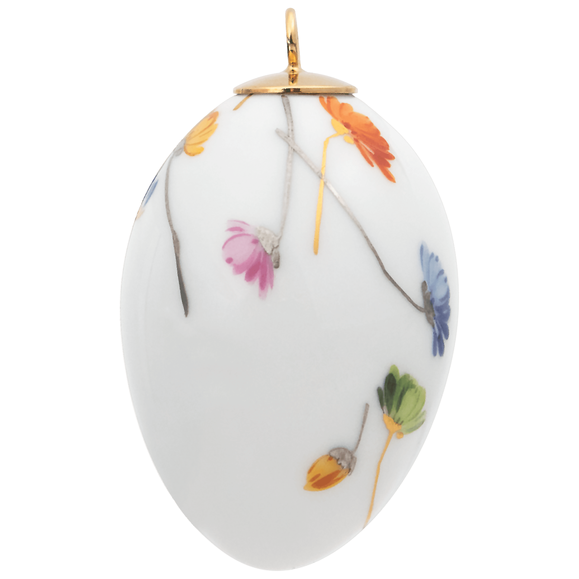 Osterei, "Precious Flowers", H 4,5 cm | Meissen Zweigschmuck Osterei Kollektion 01A104 - 55M03 - Meissen Weimar