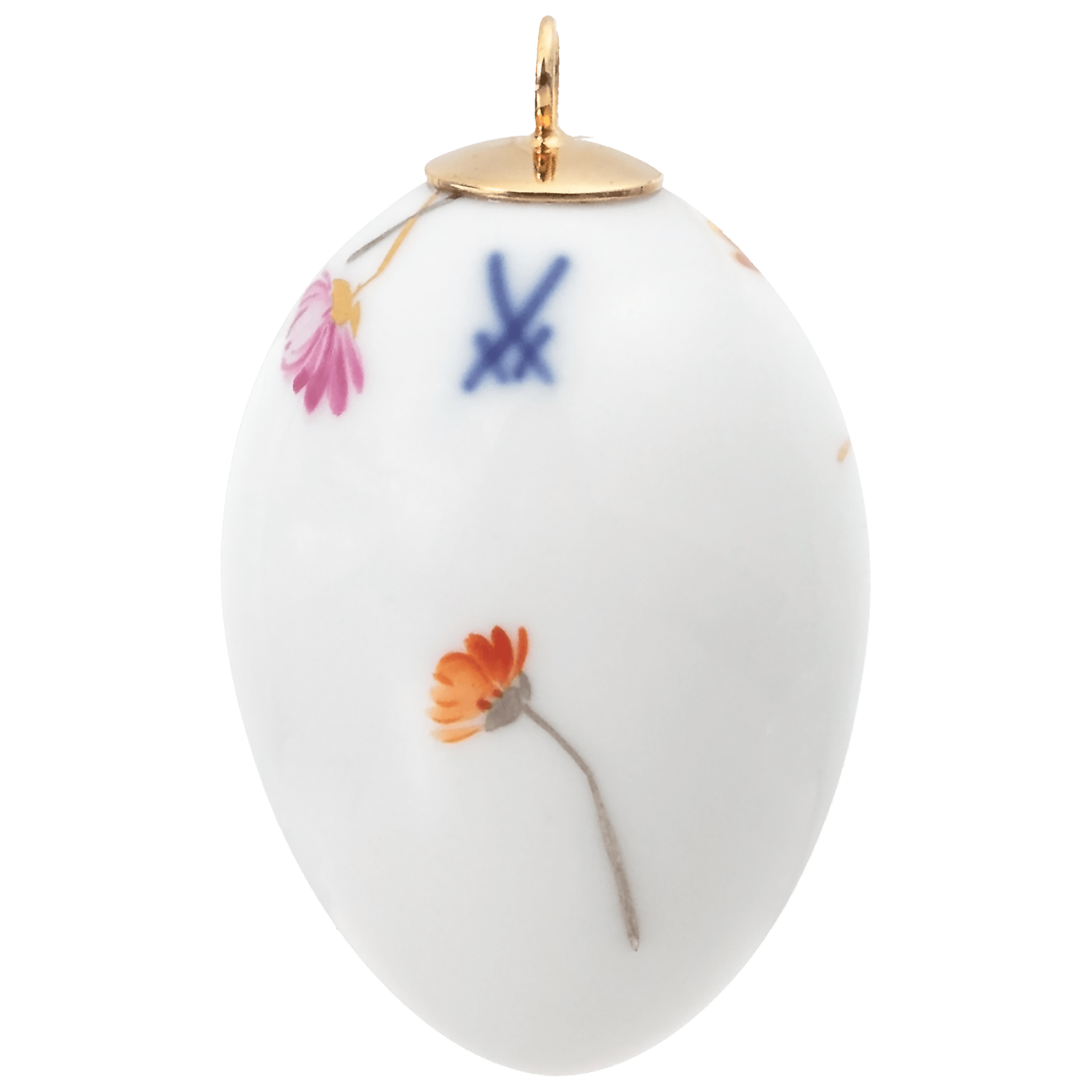 Osterei, "Precious Flowers", H 4,5 cm | Meissen Zweigschmuck Osterei Kollektion 01A104 - 55M03 - Meissen Weimar