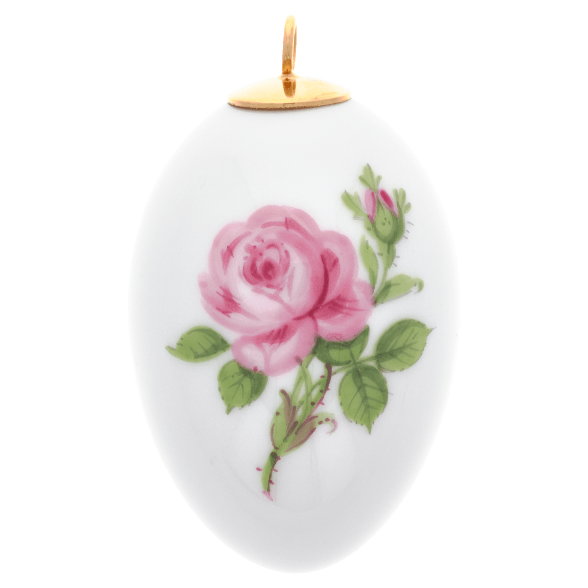 Osterei, Rose, H 4,5 cm | Meissen Zweigschmuck Osterei Kollektion 020101 - 55M03 - Meissen Weimar