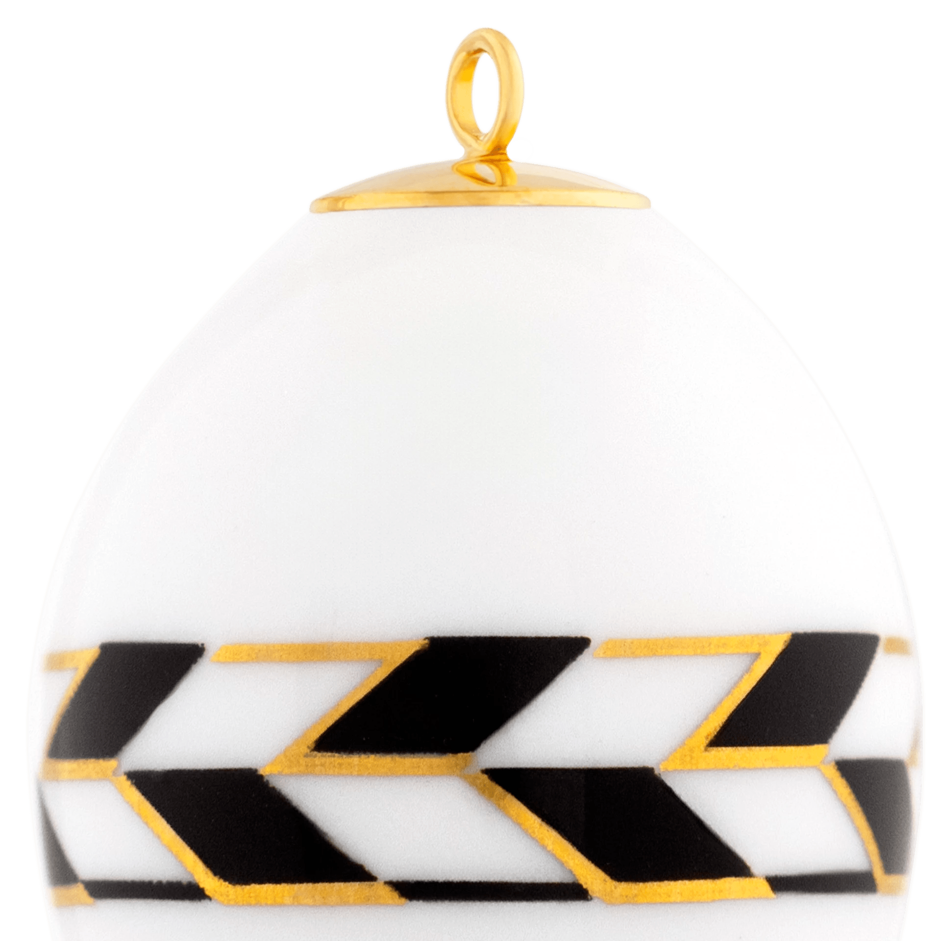 Osterei, "Royal Mäander", H 4,5 cm | Meissen Zweigschmuck Osterei Kollektion 79B475 - 55m03 - Meissen Weimar