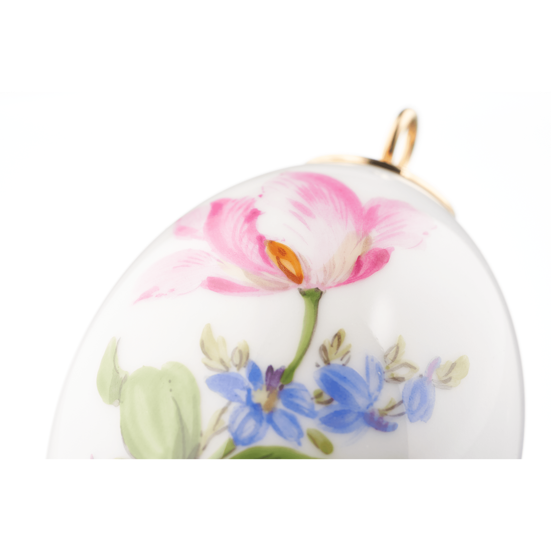 Osterei, Tulpe, H 4,5 cm | Meissen Zweigschmuck Osterei Kollektion 04C006 - 55M03 - Meissen Weimar