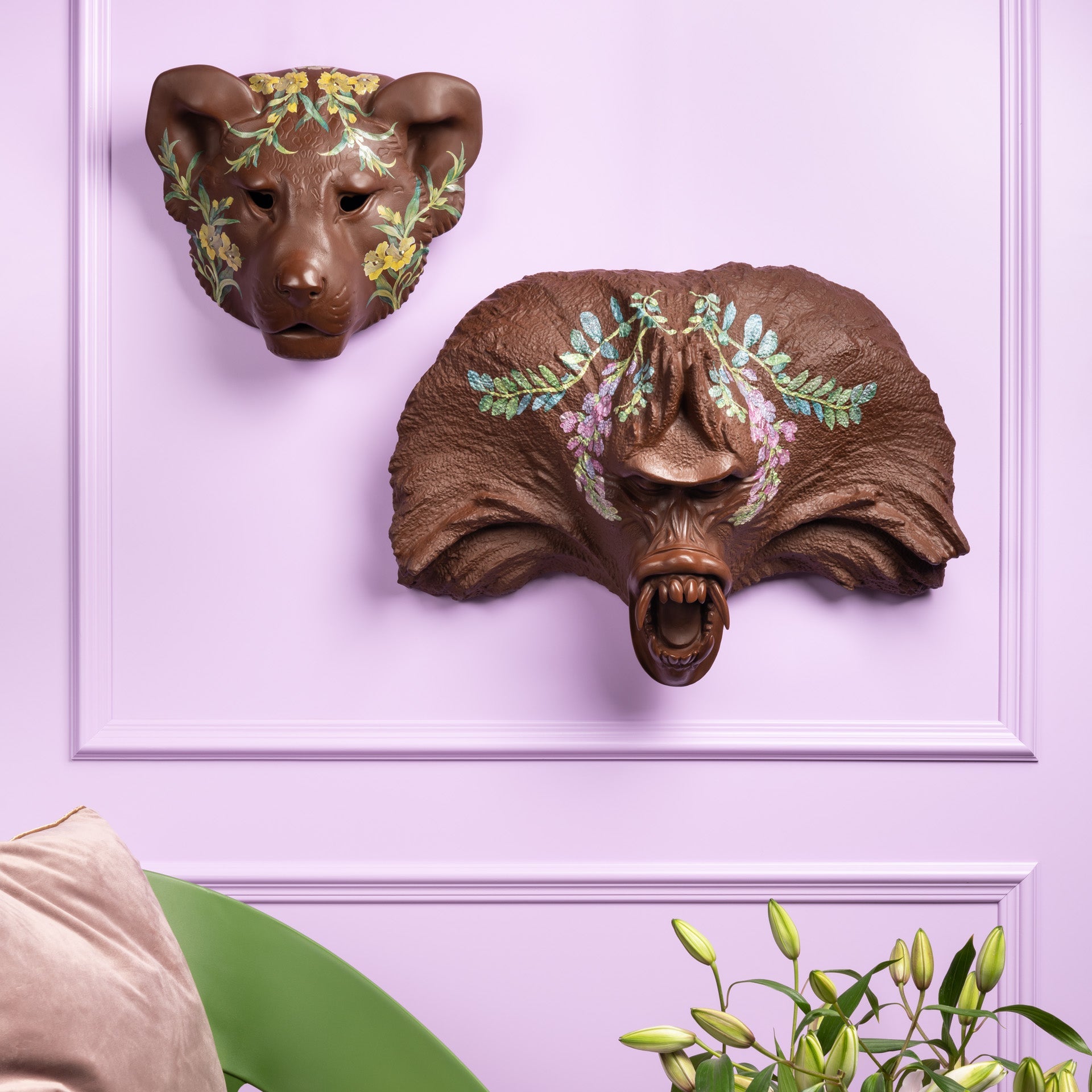 Pavianmaske Exotik, Limitiert, H 42 cm | Meissen Limitierte Meisterwerke 236384 - 86001 - Meissen Weimar