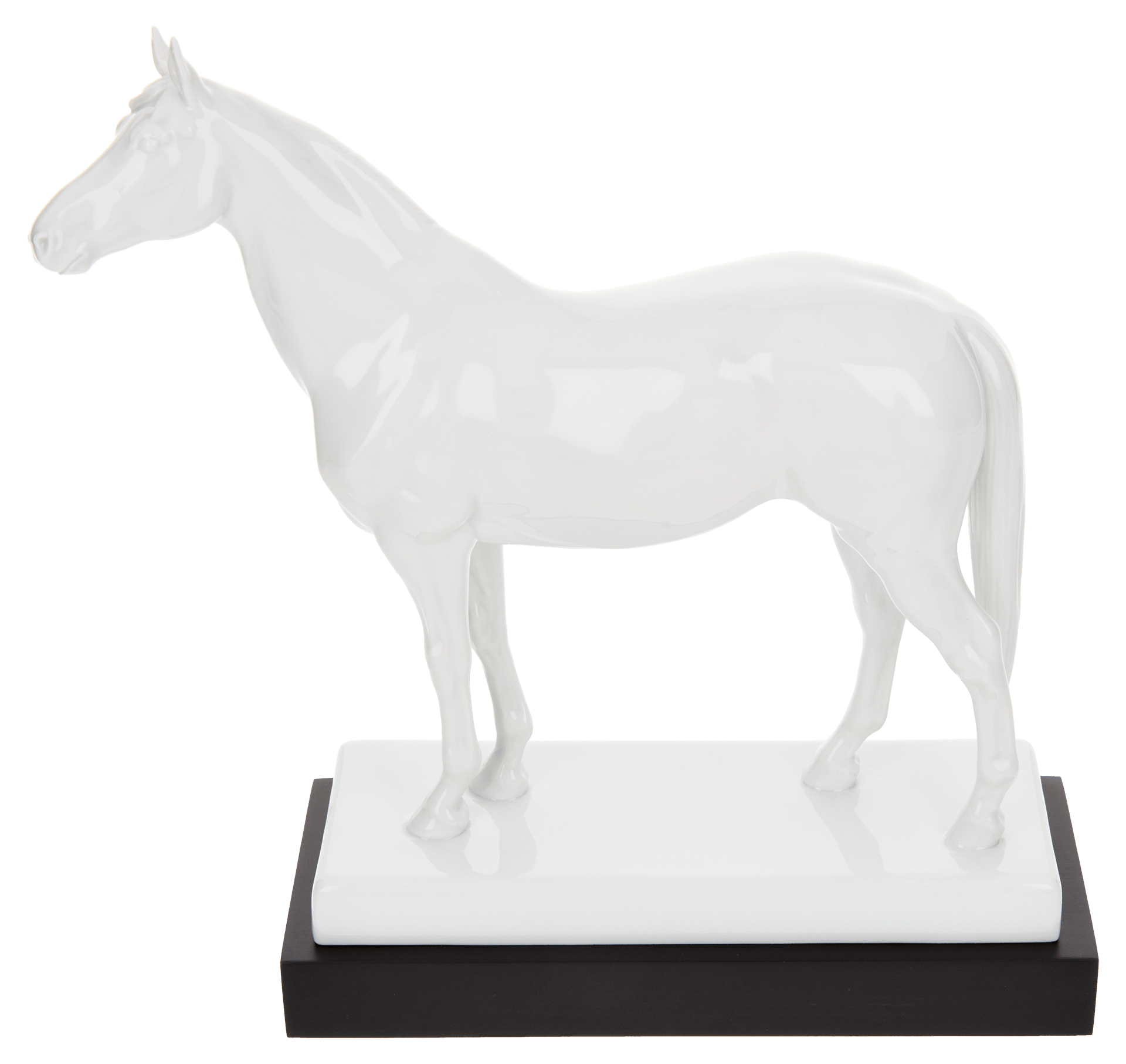 Pferd Alchimist, Weiß, H 20 cm | Meissen Einzelplastik 000001 - 78M02 - Meissen Weimar