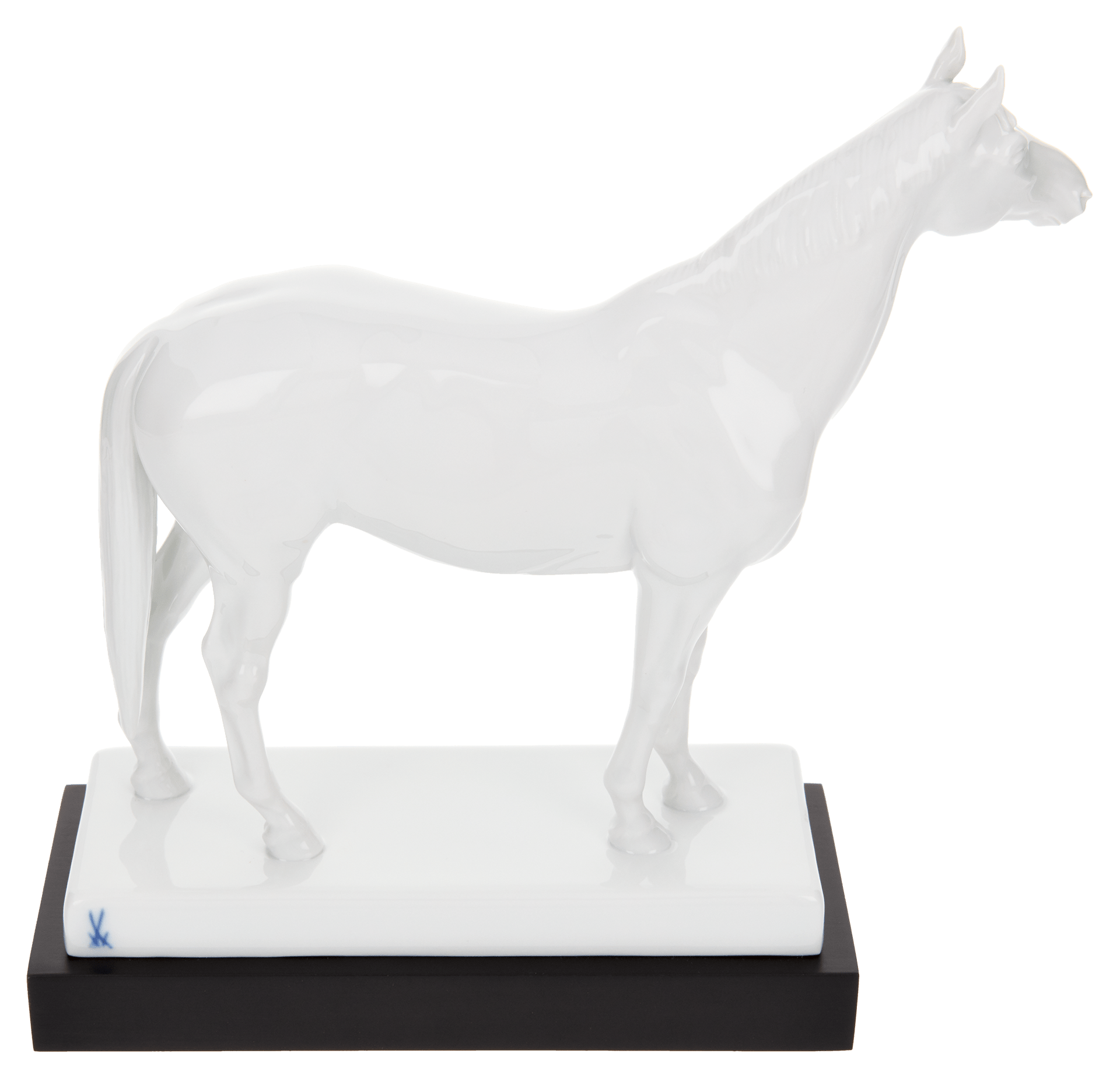 Pferd Alchimist, Weiß, H 20 cm | Meissen Einzelplastik 000001 - 78M02 - Meissen Weimar