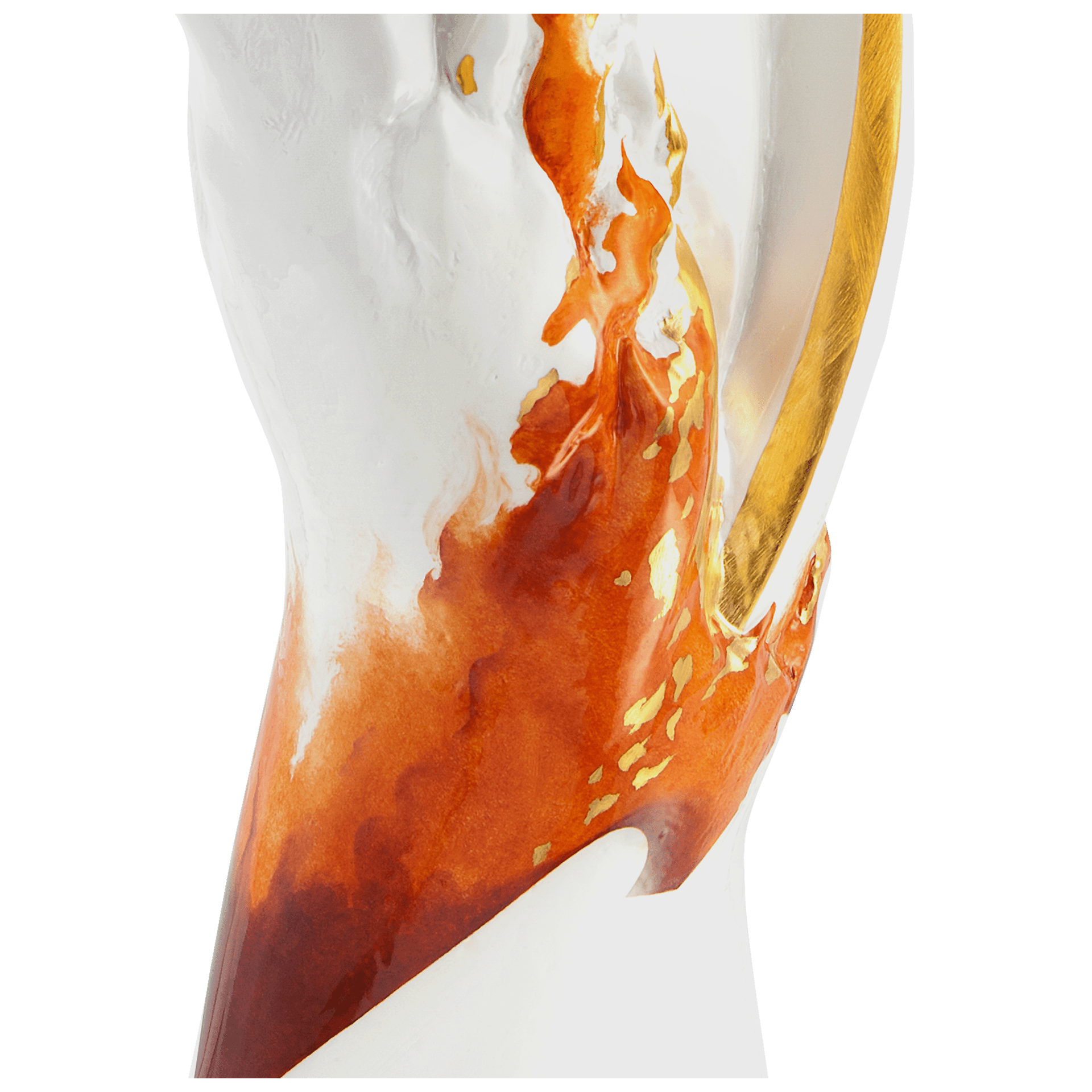 Phoenix - Schwinge, H 62 cm | Meissen Skulptur 900384 - 73076 - Meissen Weimar