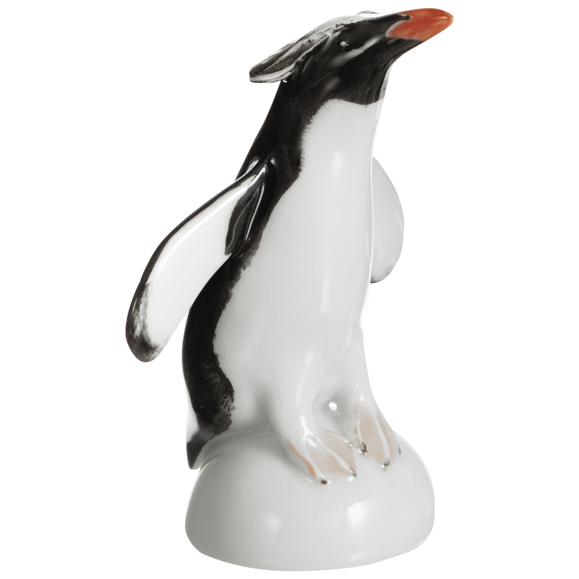 Pinguin Papa, Bunt staffiert, H 6,5 cm | Meissen Miniaturfiguren - Edition 900100 - 83561 - Meissen Weimar