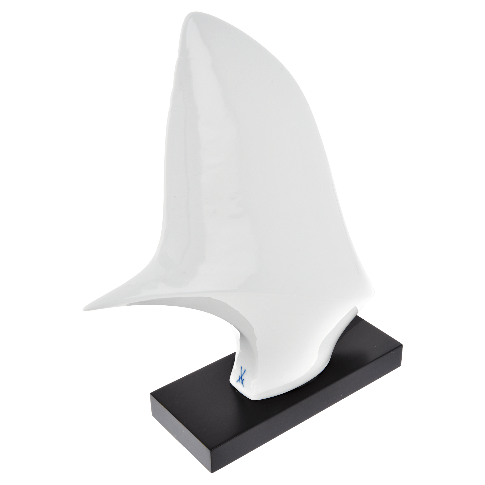 Plastik "Finne" mit Montur, Weiß, H 27,5 cm | Meissen Kunstwerkstatt 000001 - 73M92 - Meissen Weimar