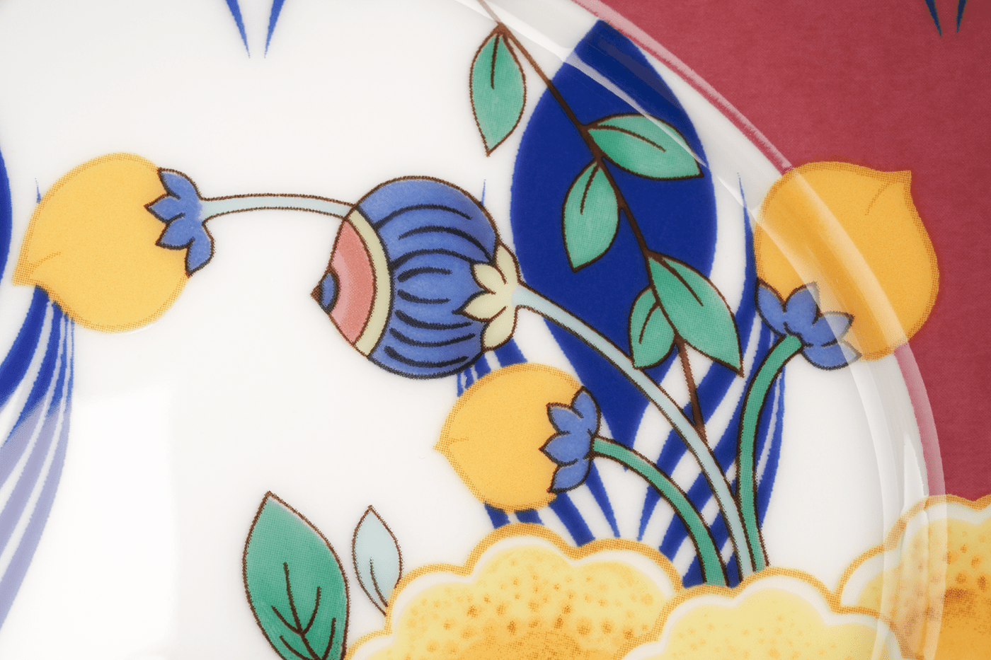 Platte, Mystic Garden, L 30 cm | Meissen No.41 Collage 79a621 - 41307 - Meissen Weimar