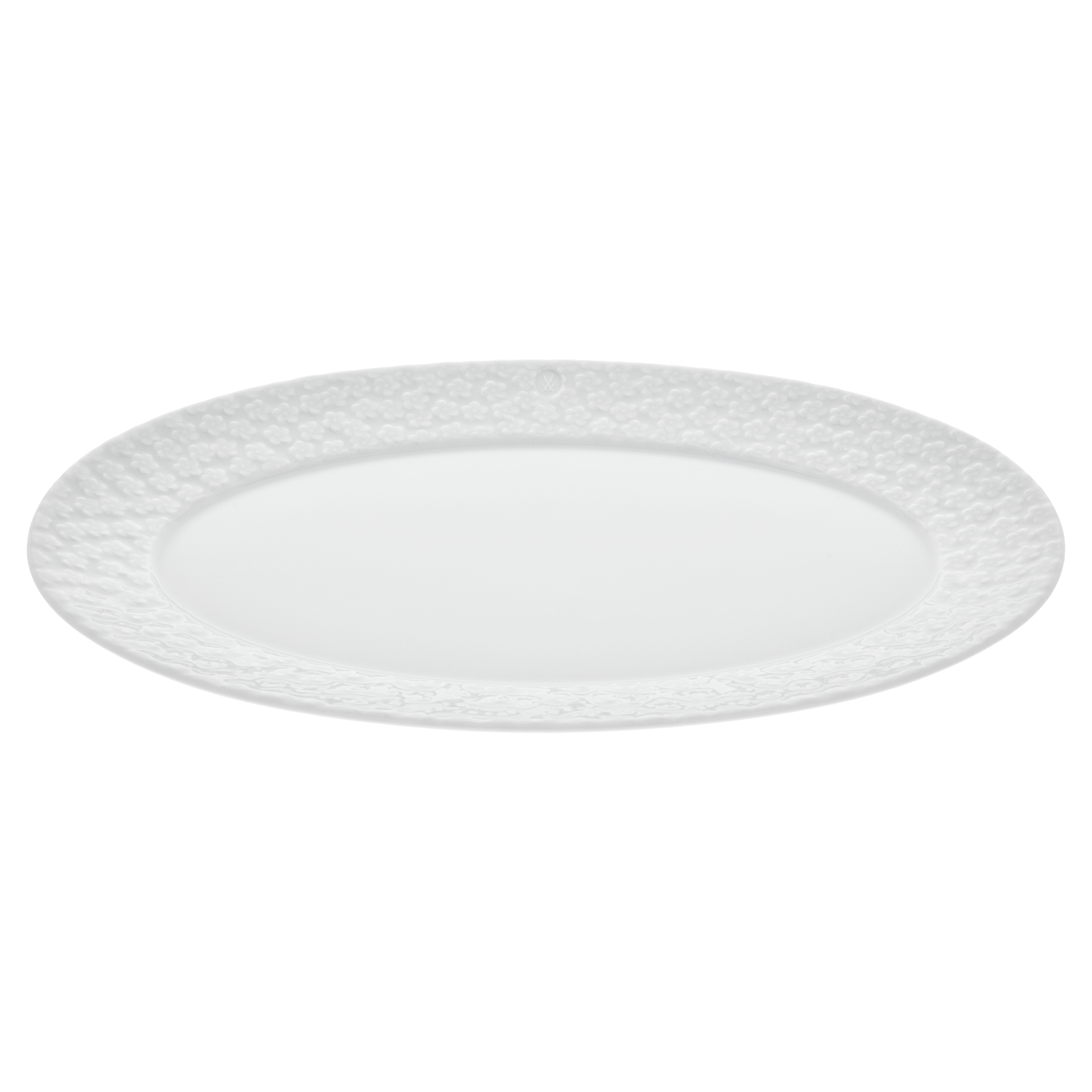 Platte, oval, weiß, L 30 cm | Meissen No.41 Royal Blossom 000001 - 42307 - Meissen Weimar
