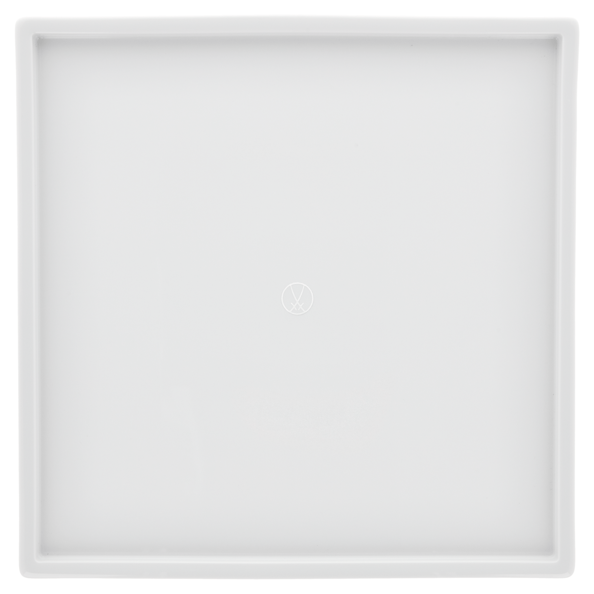 Platte, rechteckig, weiß, 25 x 25 cm | Meissen Cosmopolitan 000001 - 37277 - Meissen Weimar