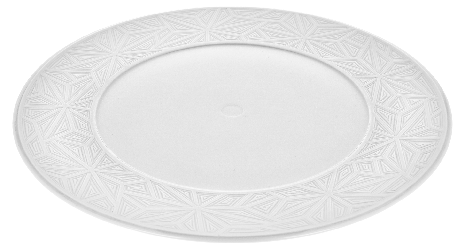 Platzteller, Biskuit, Weiß, Ø 33 cm | Meissen Vitruv Graphic 860101 - 45478 - Meissen Weimar