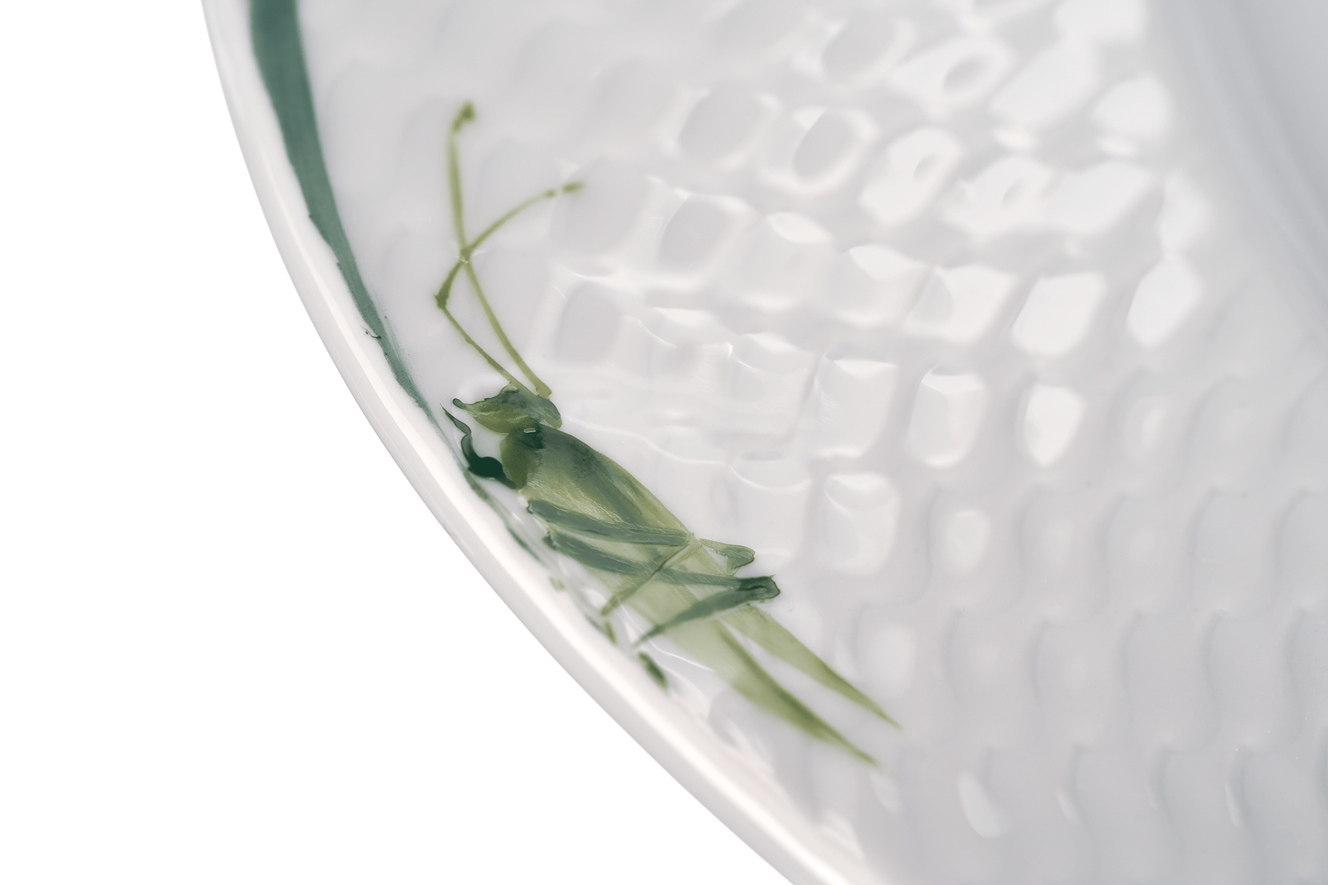 Platzteller Waldflora Ø 33 cm | Meissen Wellenspiel Relief 614501 - 29478 - Meissen Weimar