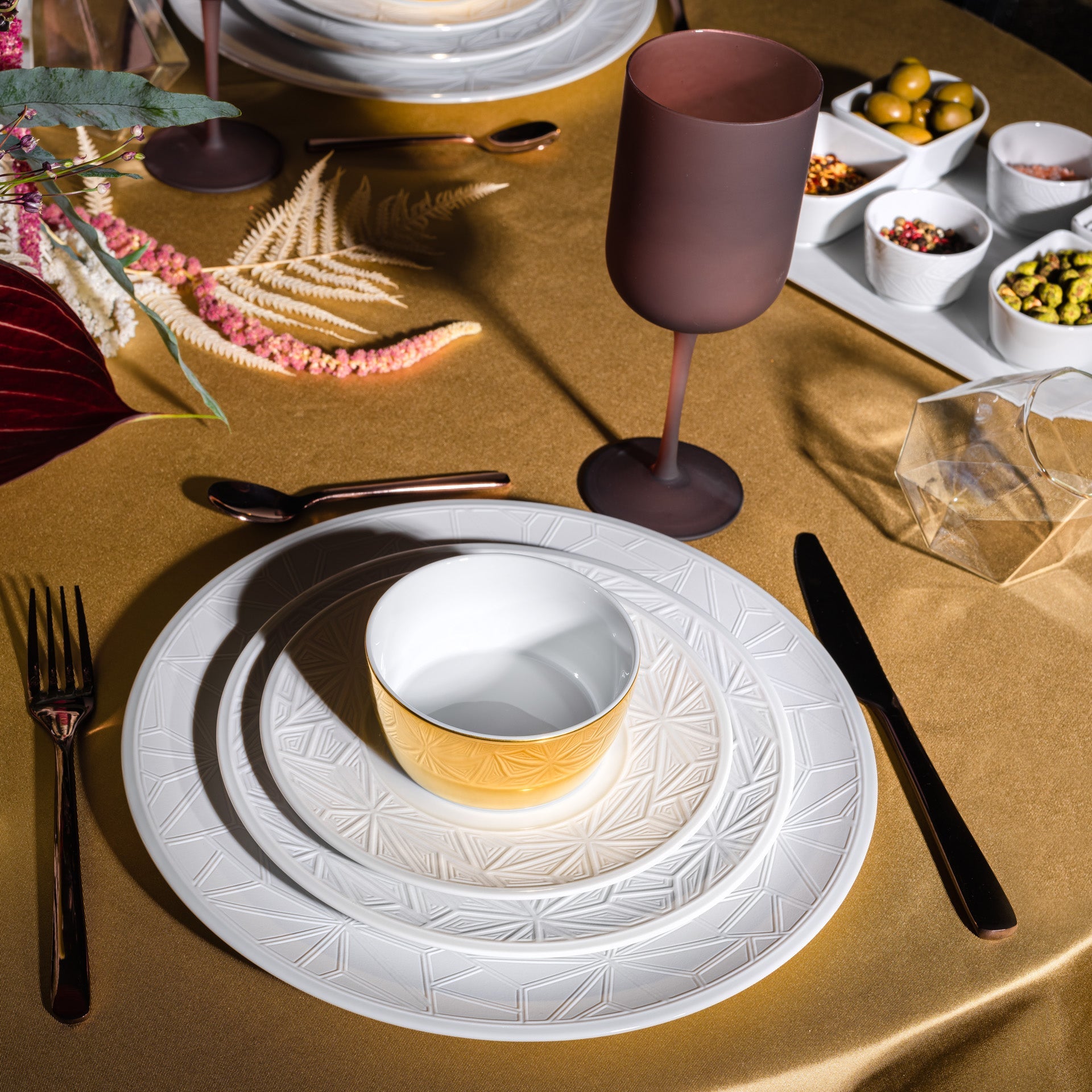 Platzteller, Weiß, Ø 33 cm | Meissen Vitruv Graphic 000001 - 45478 - Meissen Weimar