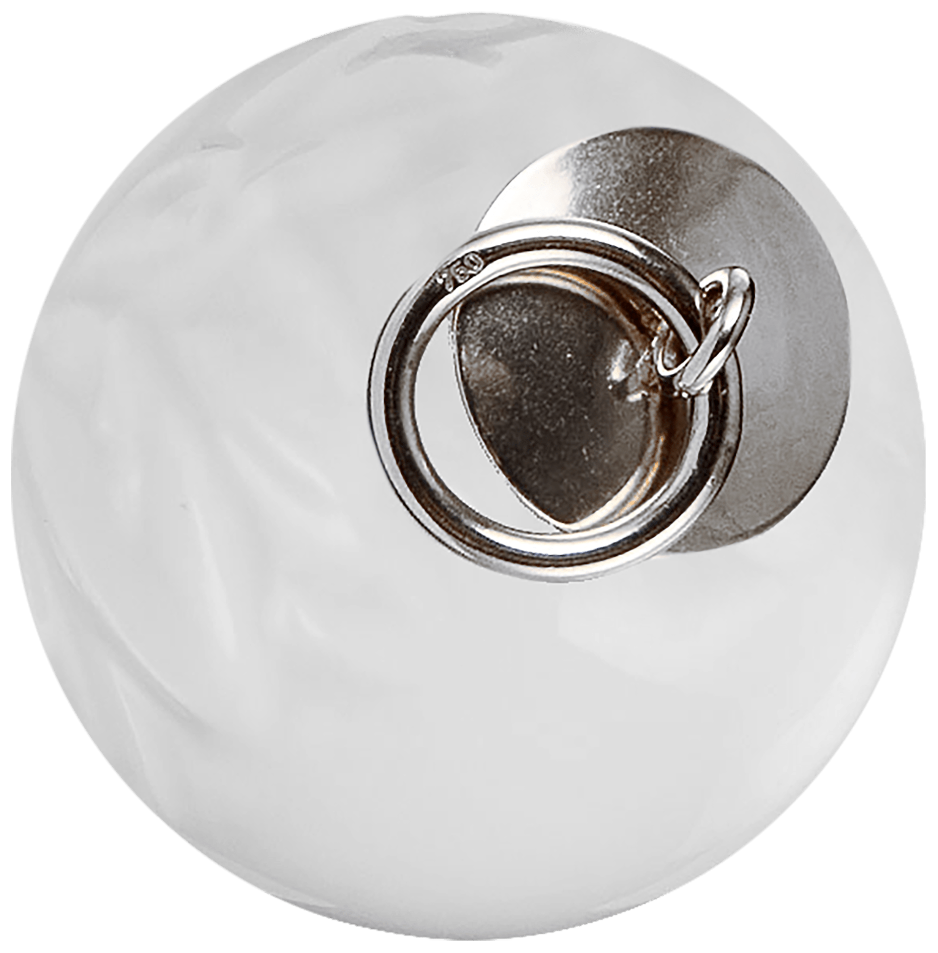 Porzellananhänger Boule, Weiß, Ø 1,9 cm | Meissen Porzellananhänger 000001-55m47 - Meissen Weimar