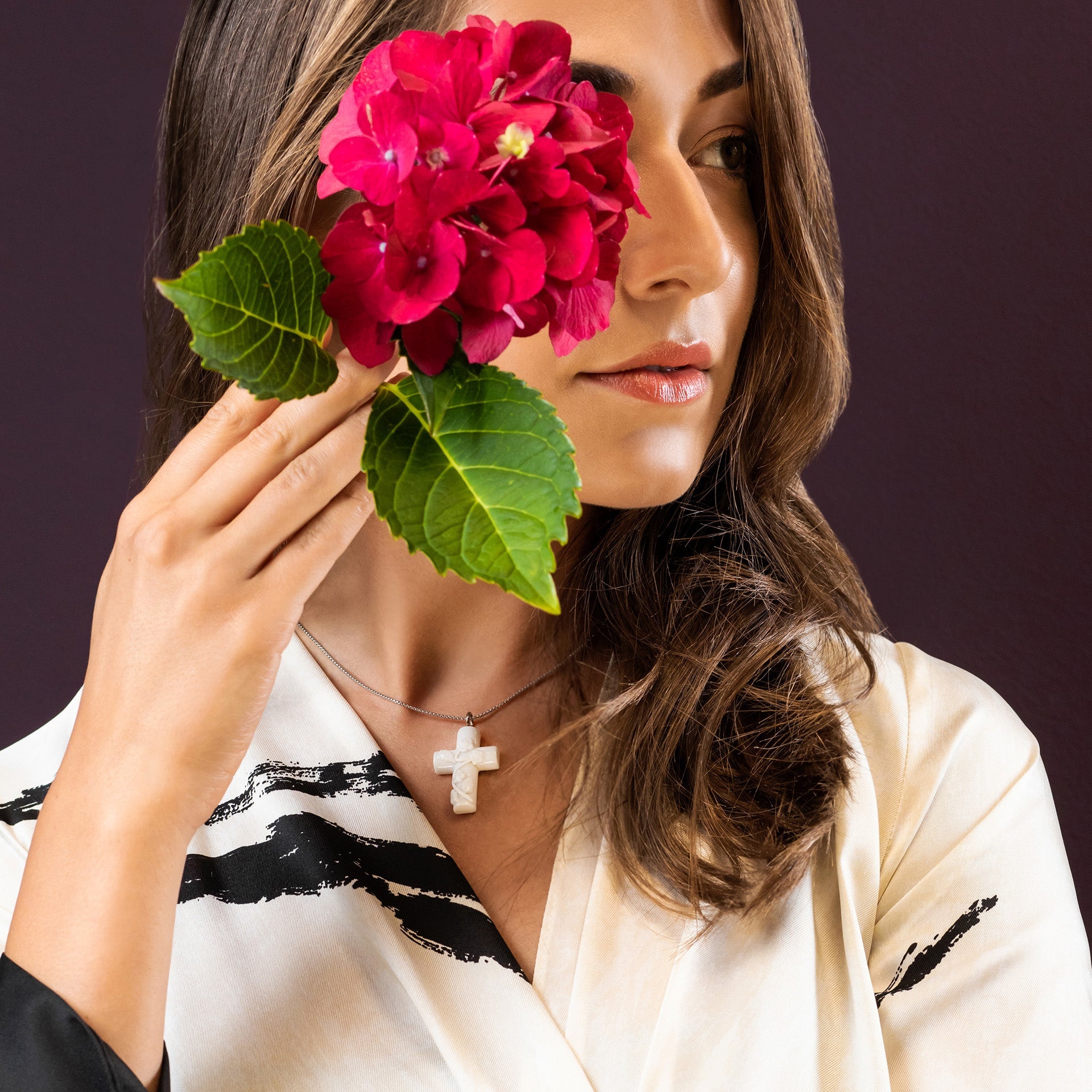 Porzellananhänger Kreuz Weiß, 5 g | Meissen Porzellananhänger 000001-55m69 - Meissen Weimar