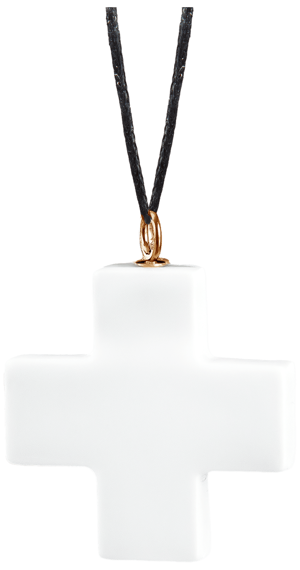 Porzellananhänger Kreuz Weiß, H 3,7 cm | Meissen Porzellananhänger 000001-55m44 - Meissen Weimar