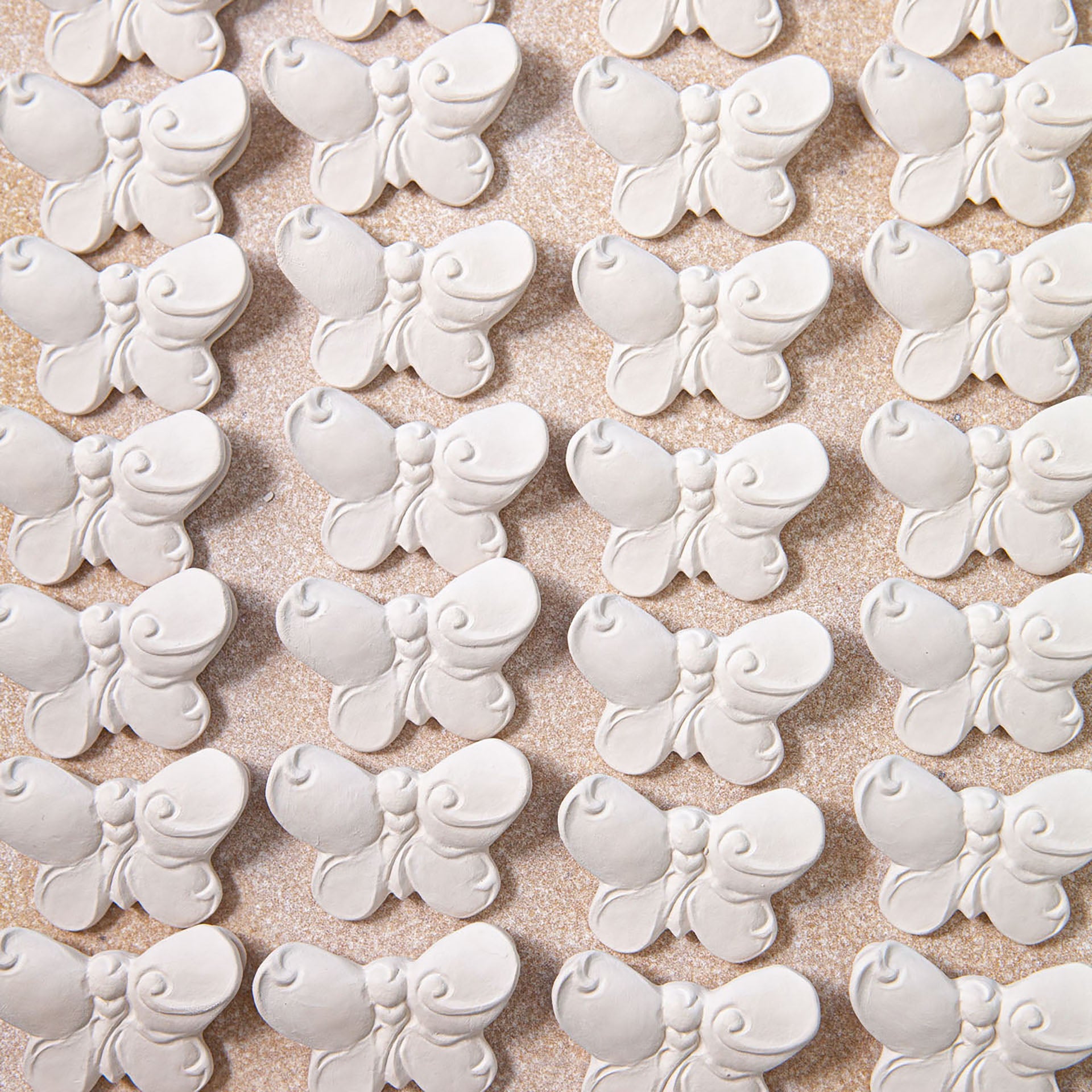 Porzellananhänger Schmetterling, Weiß, H 2,7 cm | Meissen Porzellananhänger 001001-71011 - Meissen Weimar