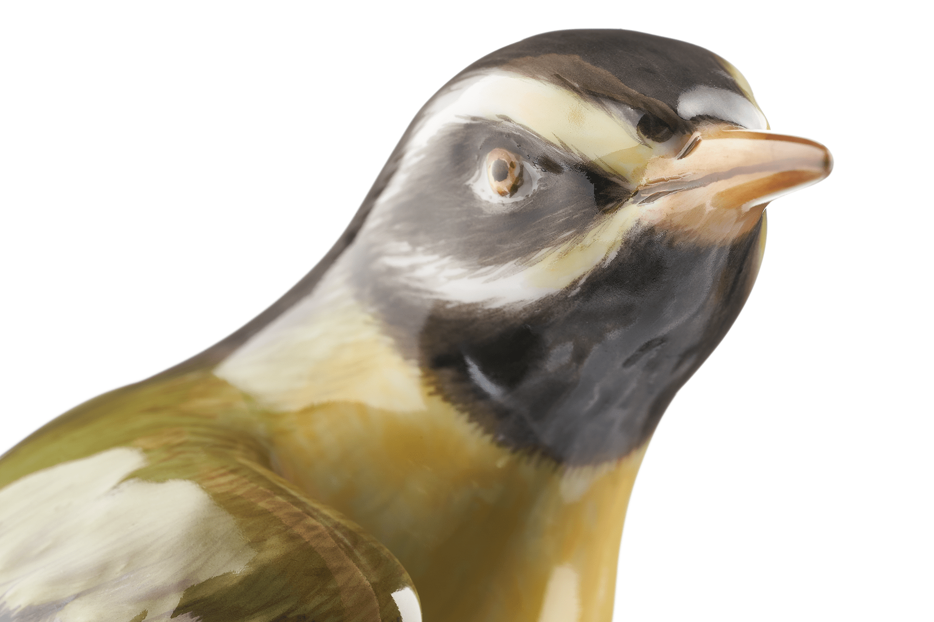 Porzellanfigur Bachstelze, Bunt staffiert, H 16 cm | Meissen Figuren - Edition Tierkinder 900100 - 77224 - Meissen Weimar