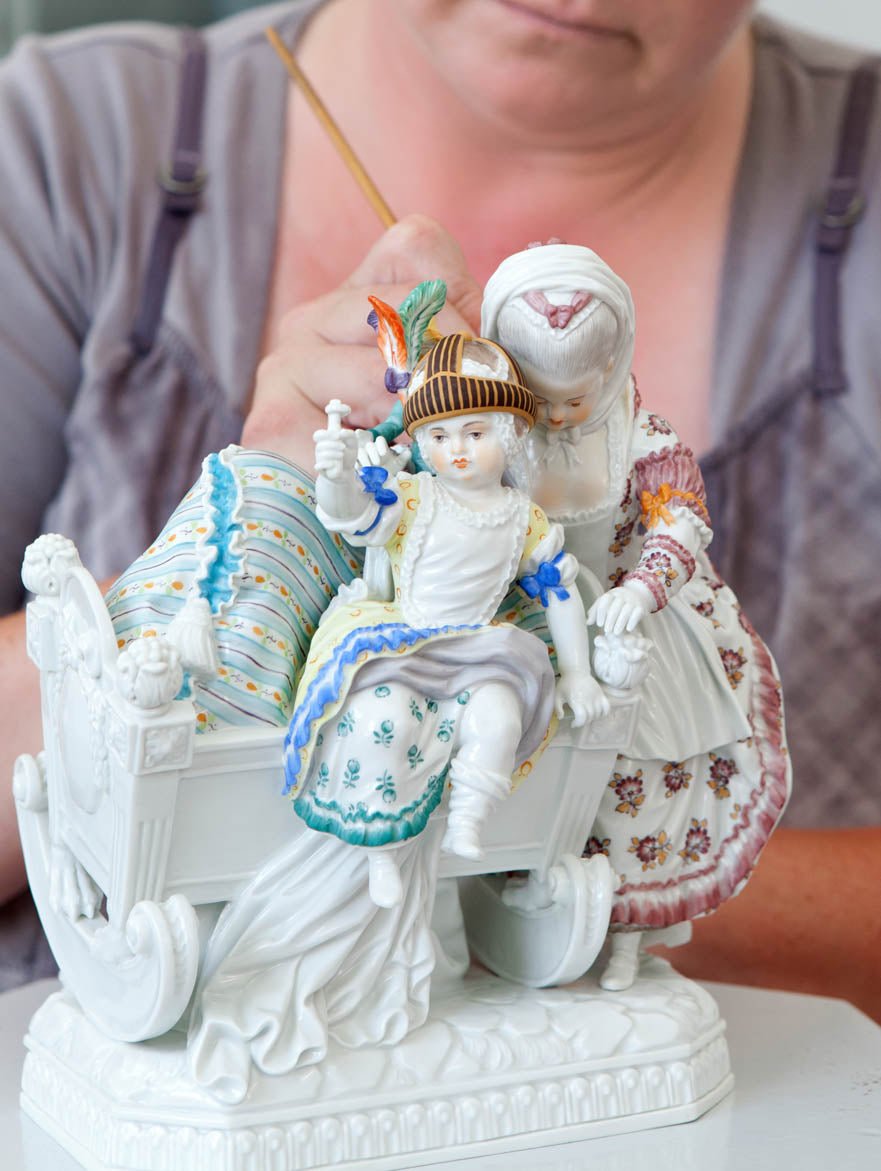 Porzellanfigur Freuden der Kindheit, Höhe 20 cm | Meissen Limitierte Meisterwerke 900384 - 73518 - Meissen Weimar