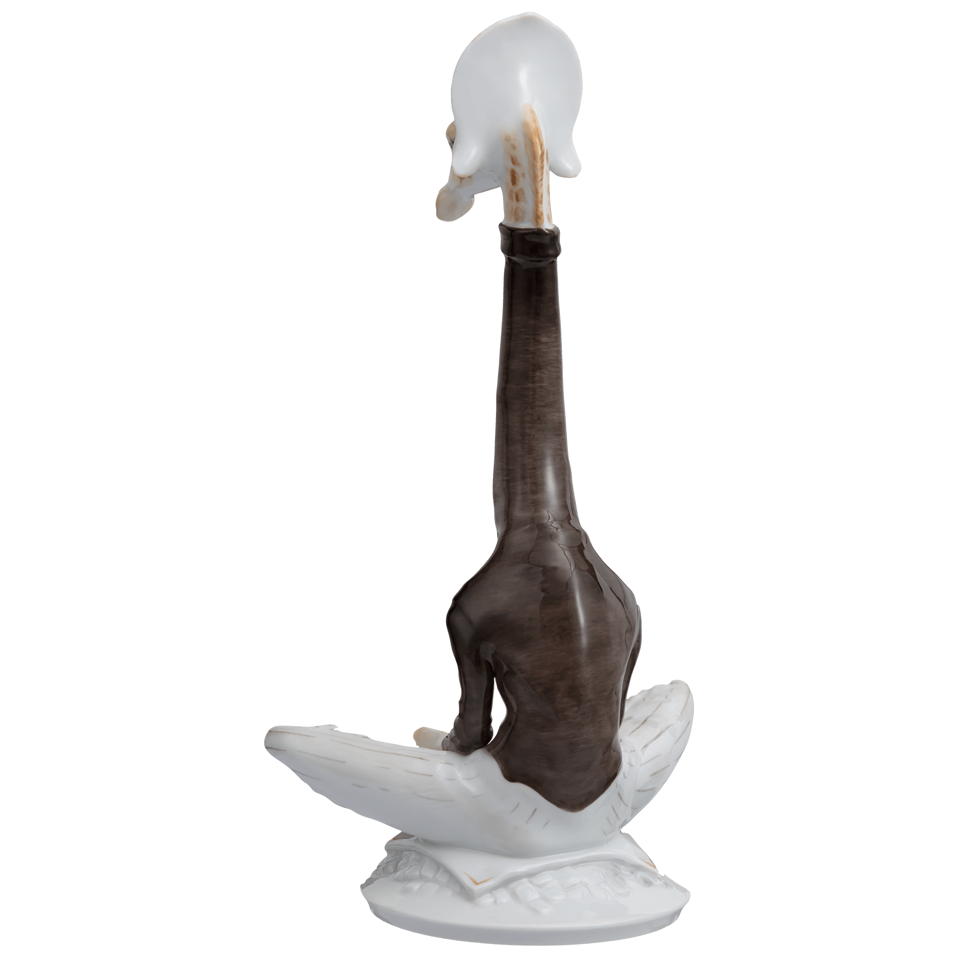 Porzellanfigur Giraffe Mrs. Silence Bunt und gold staffiert, H 23 cm | Meissen Figuren - Edition Ladies & Gentlemen 900300 - 78045 - Meissen Weimar